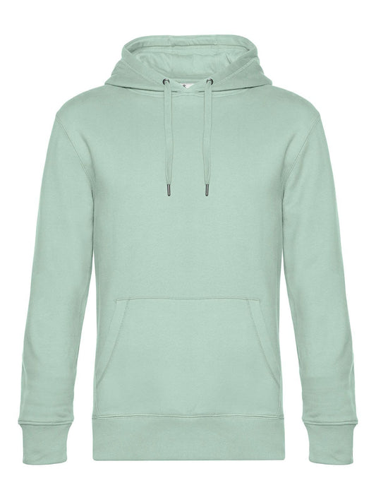 KING Hooded Herren Sweatshirt / Hoodie – B&C – Farbe aqua green – individuell veredelbar