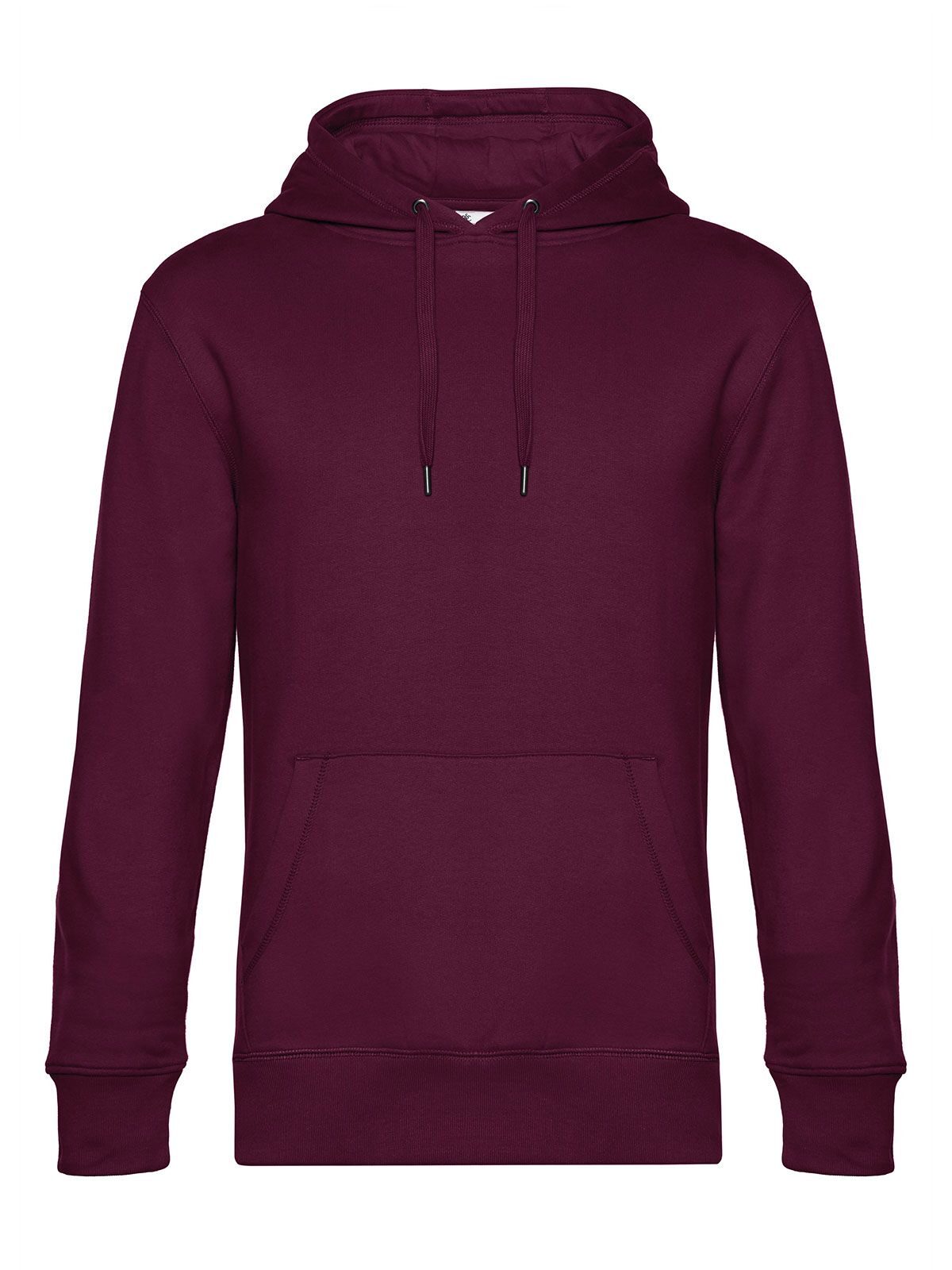 KING Hooded Herren Sweatshirt / Hoodie – B&C – Farbe dark cherry – individuell veredelbar