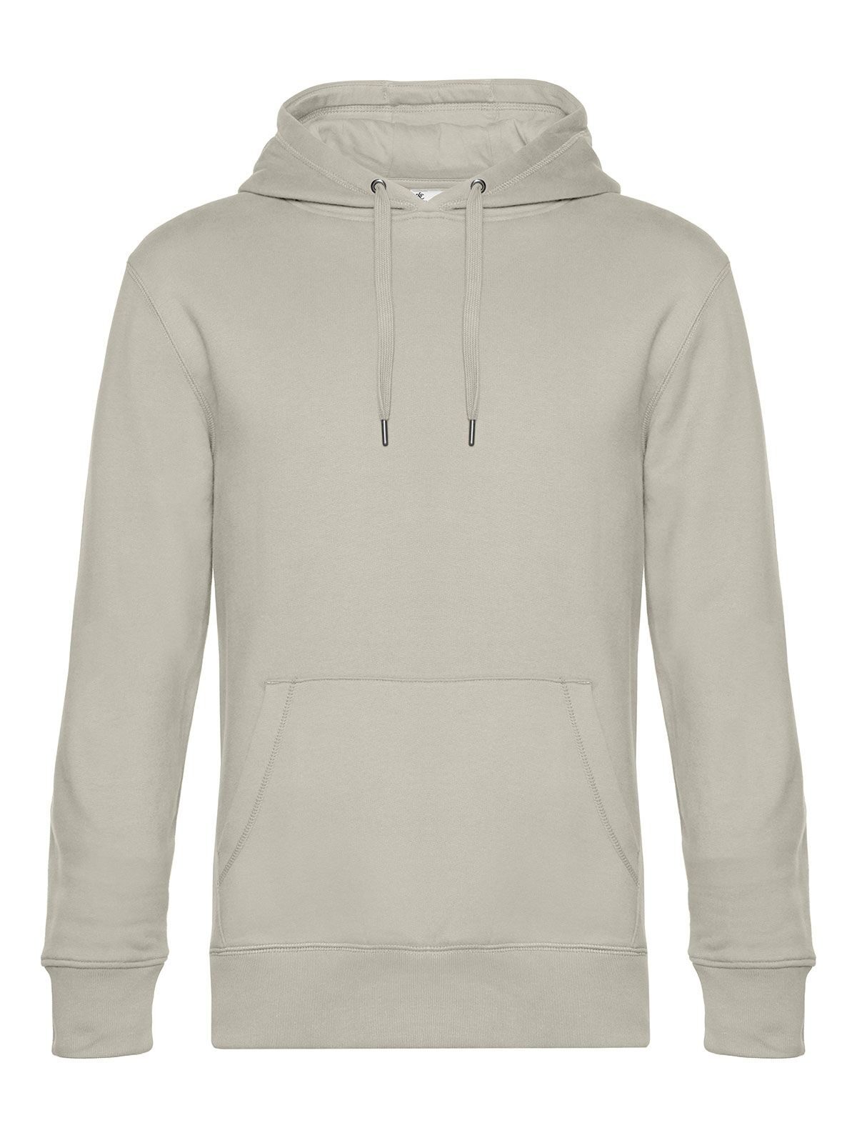 KING Hooded Herren Sweatshirt / Hoodie – B&C – Farbe grey fog – individuell veredelbar