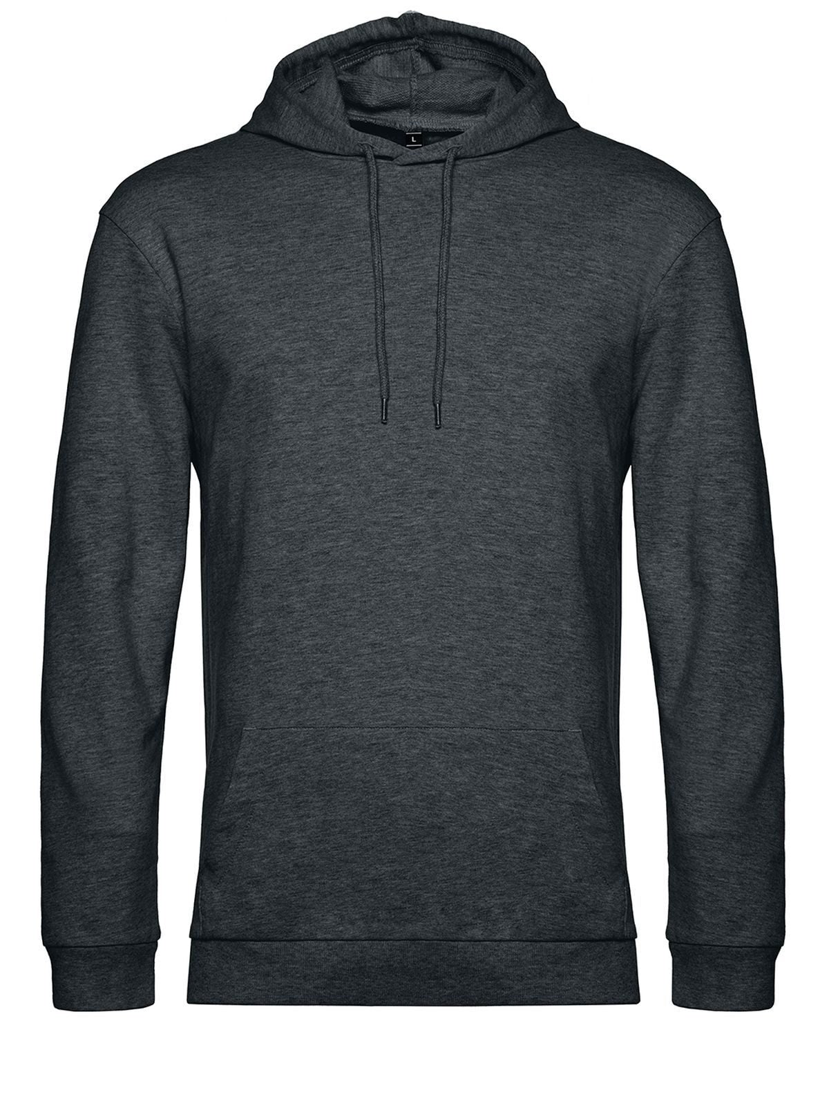 Sweatshirt / Hoodie – B&C – Farbe heather asphalt – individuell veredelbar