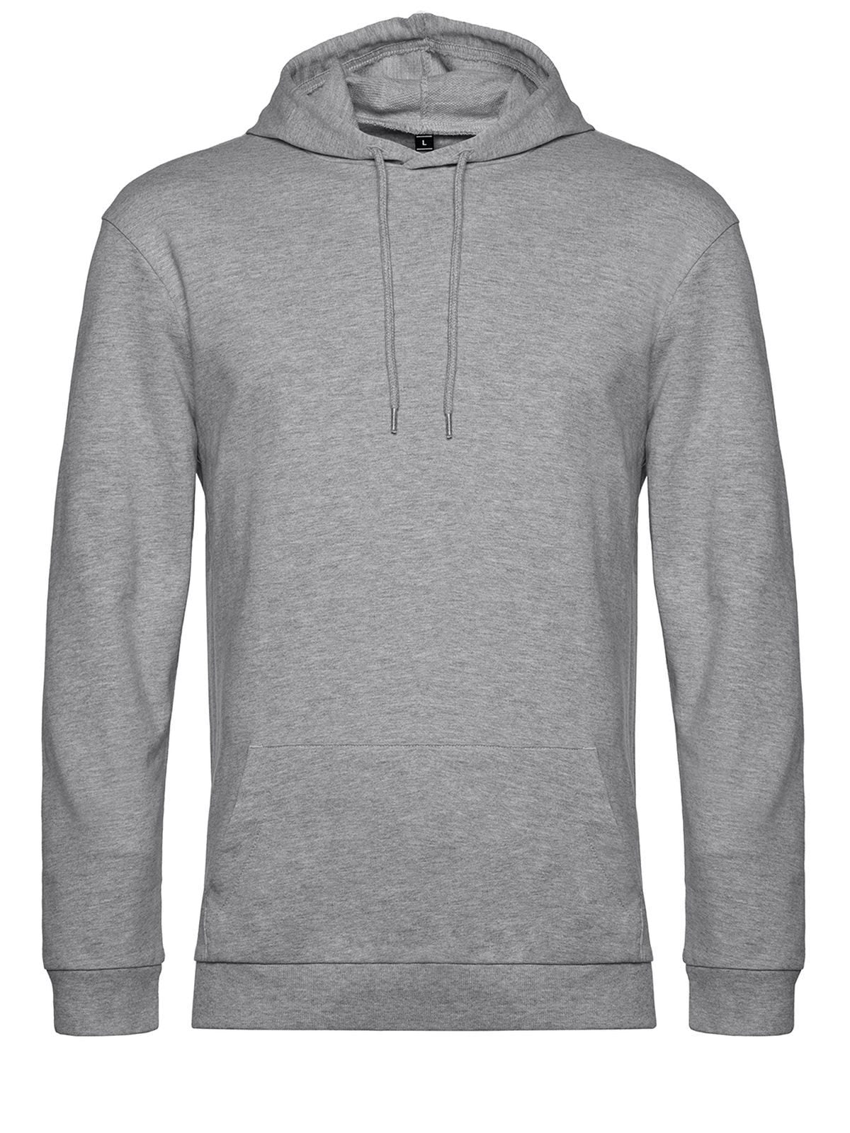 Sweatshirt / Hoodie – B&C – Farbe heather grey – individuell veredelbar