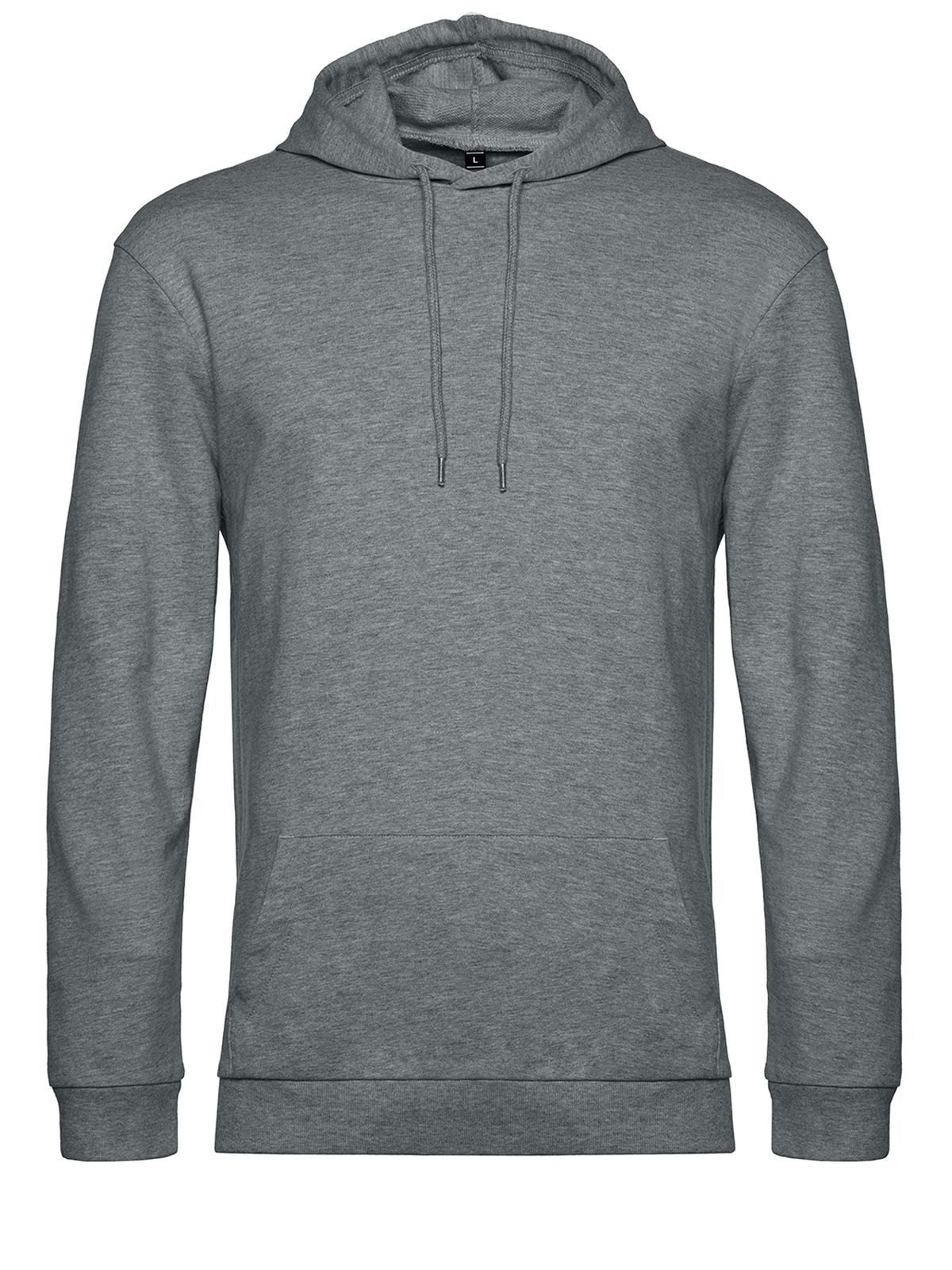 Sweatshirt / Hoodie – B&C – Farbe heather mid grey – individuell veredelbar