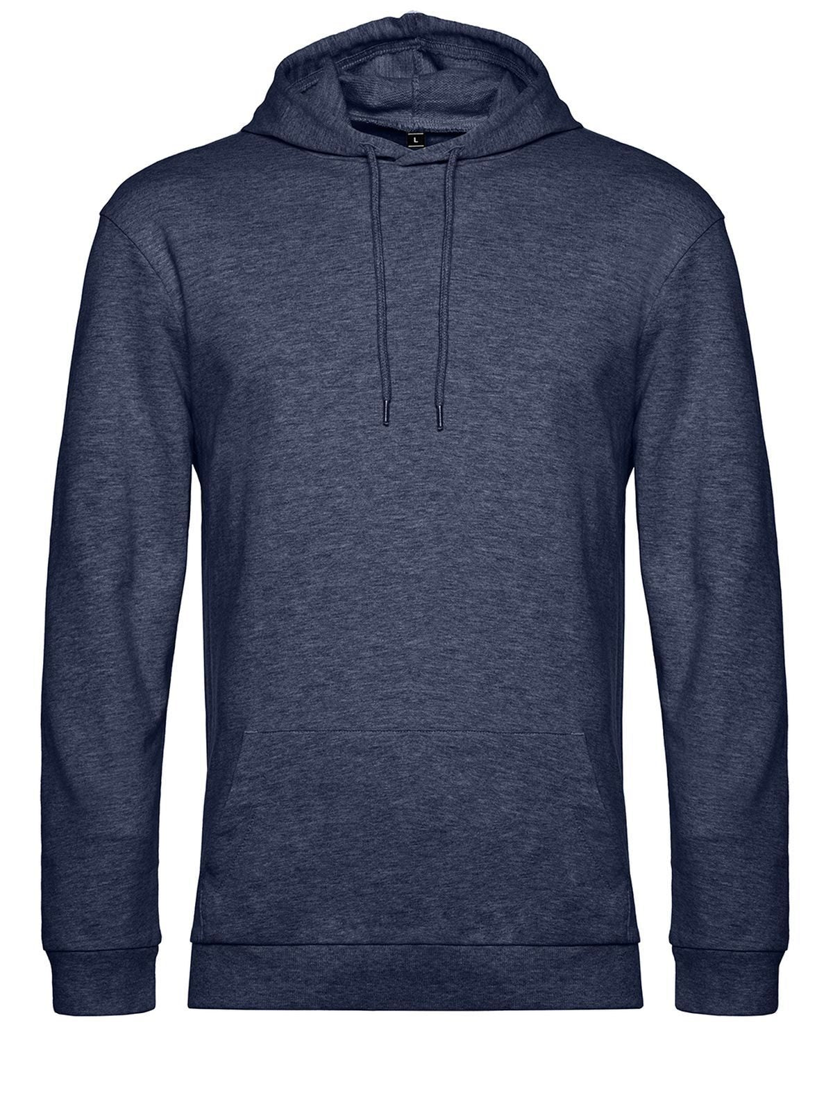 Sweatshirt / Hoodie – B&C – Farbe heather navy – individuell veredelbar