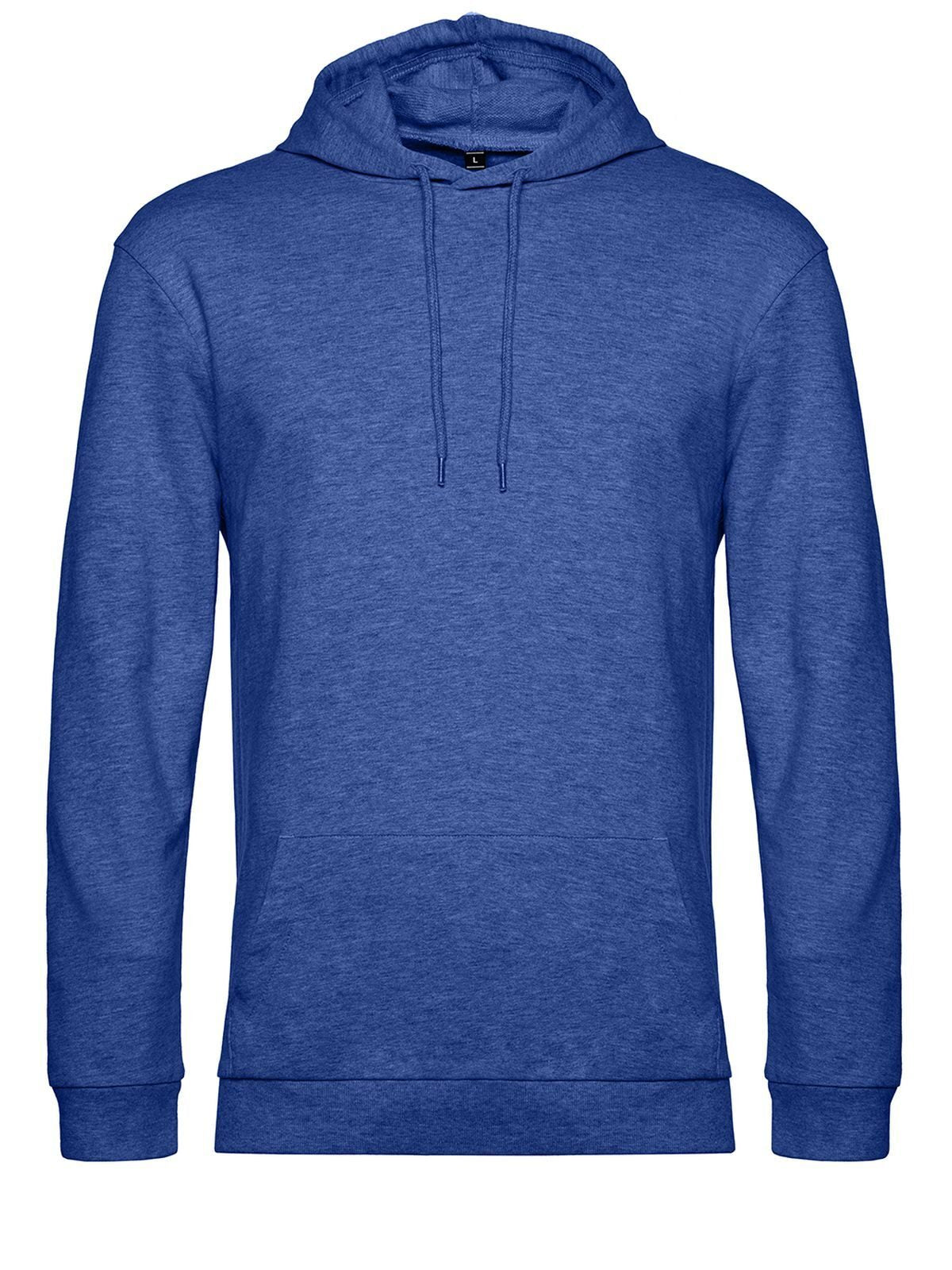 Sweatshirt / Hoodie – B&C – Farbe heather royal blue – individuell veredelbar