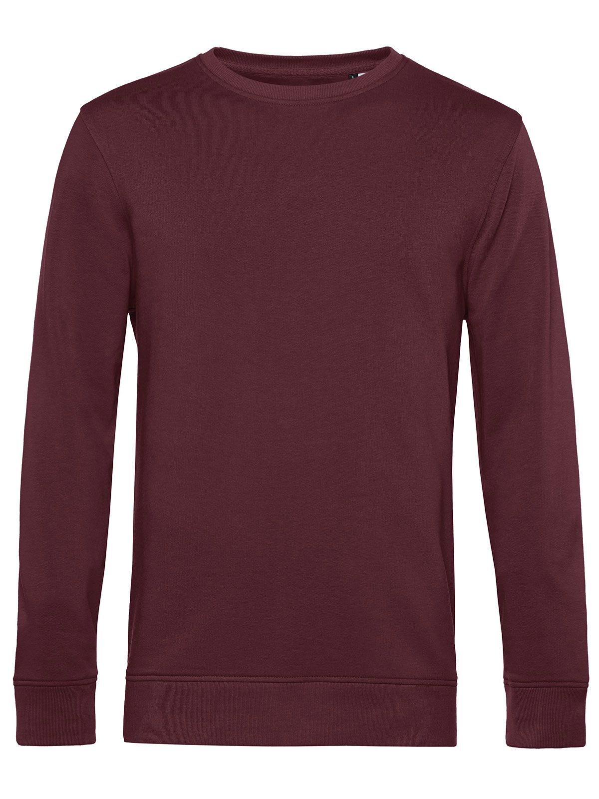 Inspire Crew Neck Herren Sweatshirt / Hoodie – B&C – Farbe Burgundy – individuell veredelbar