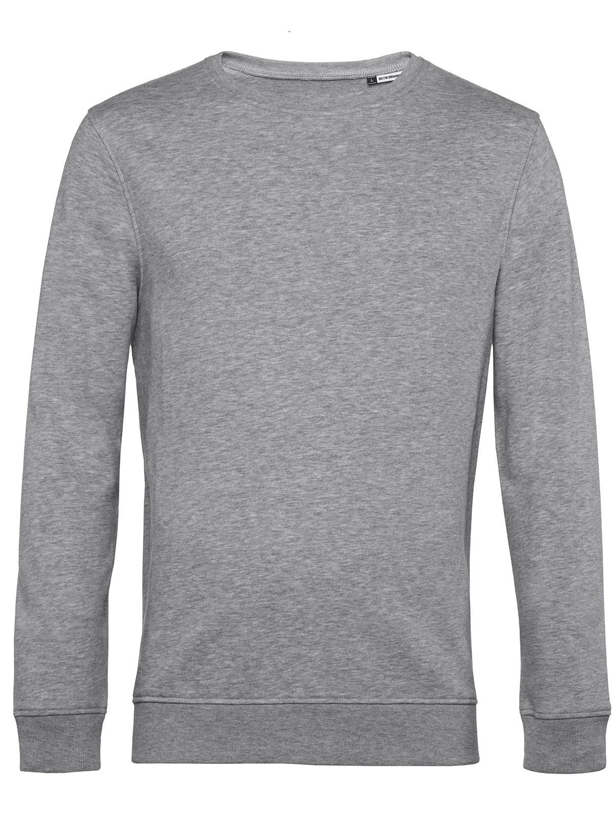 Inspire Crew Neck Herren Sweatshirt / Hoodie – B&C – Farbe heather grey – individuell veredelbar