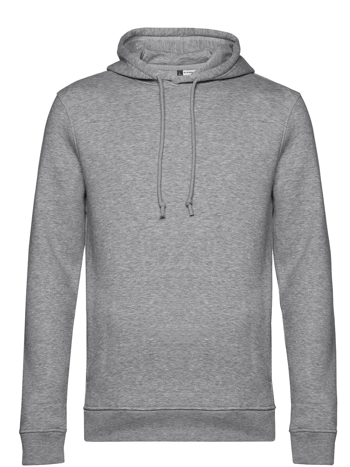Inspire Hooded Herren Sweatshirt / Hoodie – B&C – Farbe heather grey – individuell veredelbar