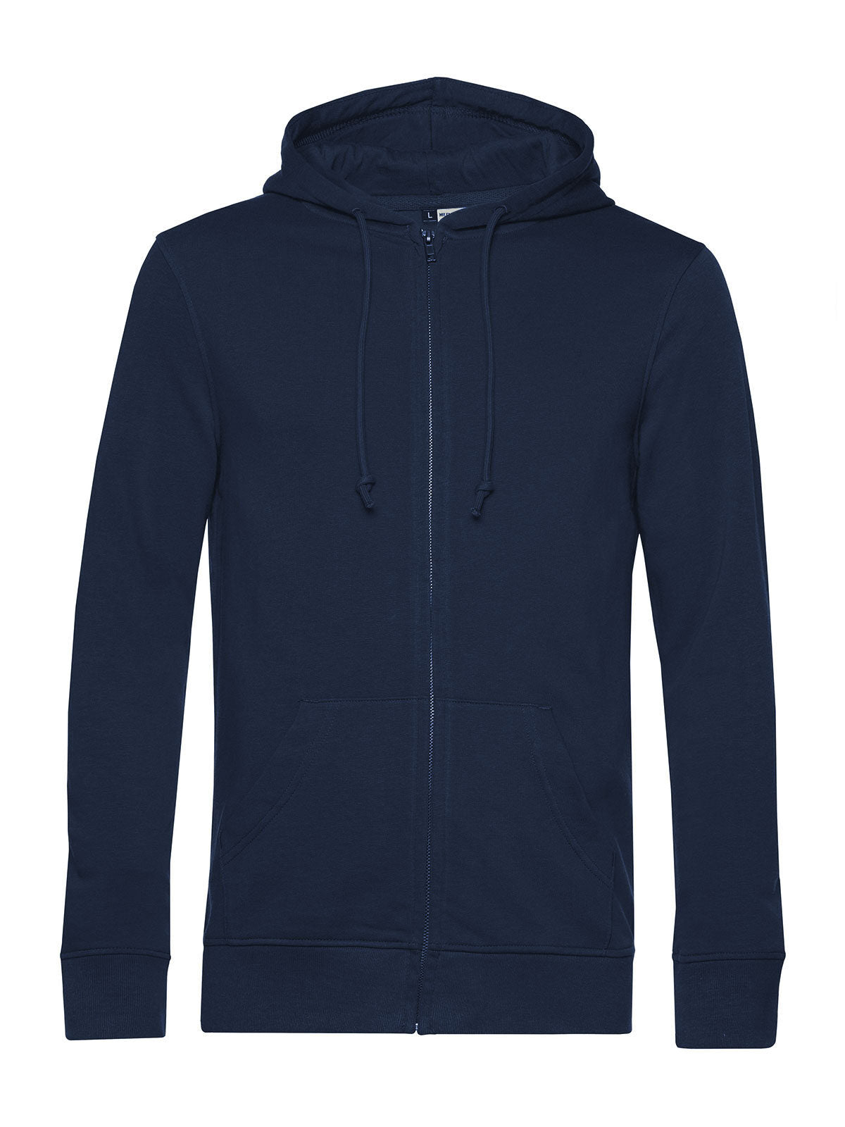 Inspire Zipped Hood Herren Sweatshirt / Hoodie – B&C – Farbe navy blue – individuell veredelbar