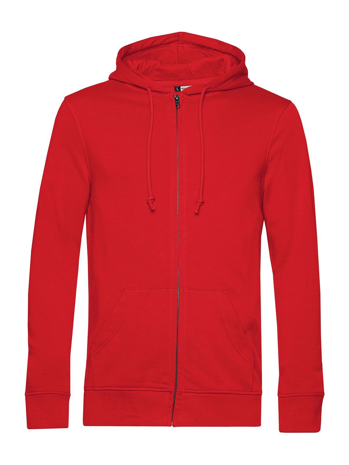 Inspire Zipped Hood Herren Sweatshirt / Hoodie – B&C – Farbe Rot – individuell veredelbar