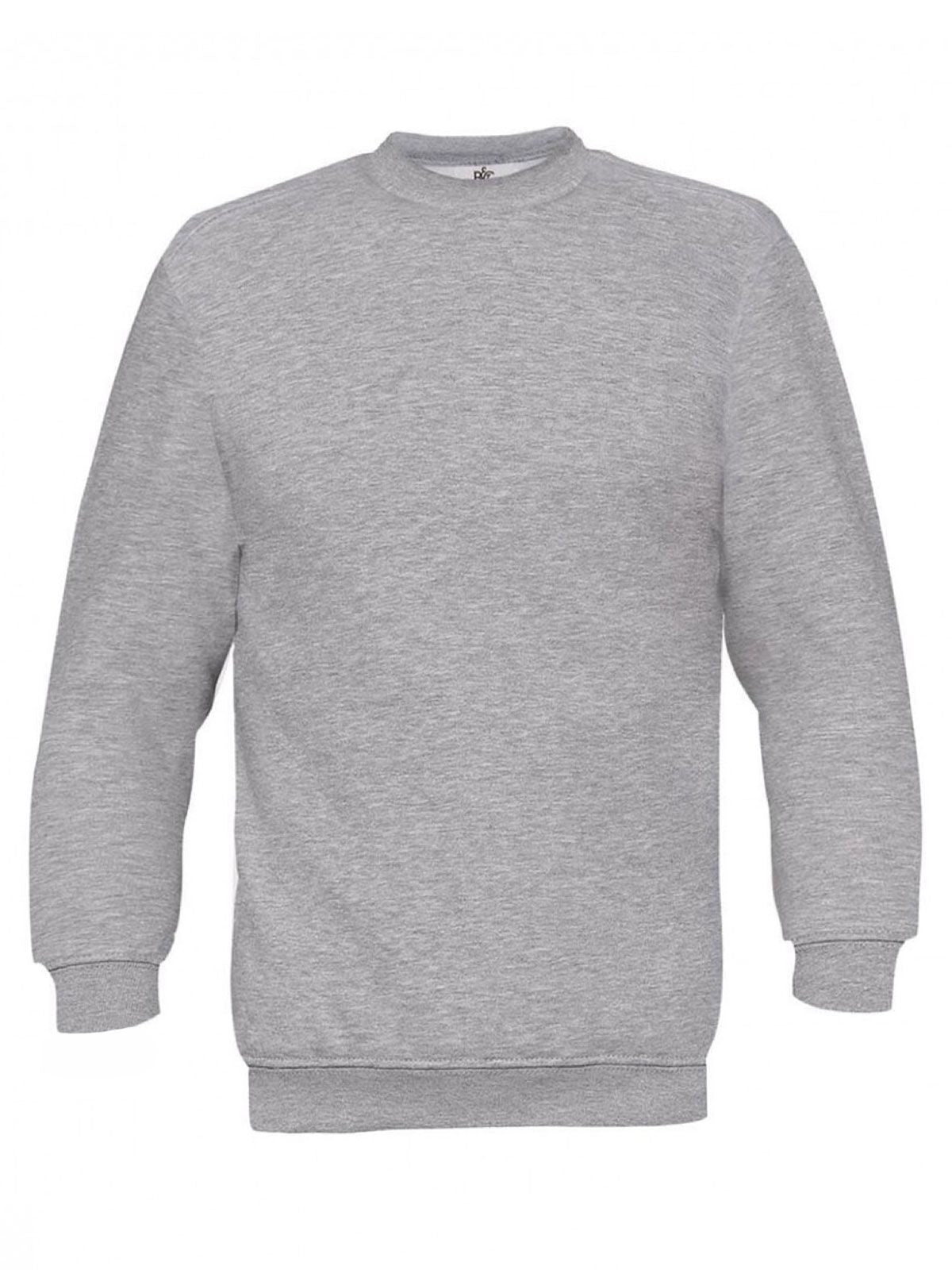 Set In Herren Sweatshirt / Hoodie – B&C – Farbe heather grey – individuell veredelbar