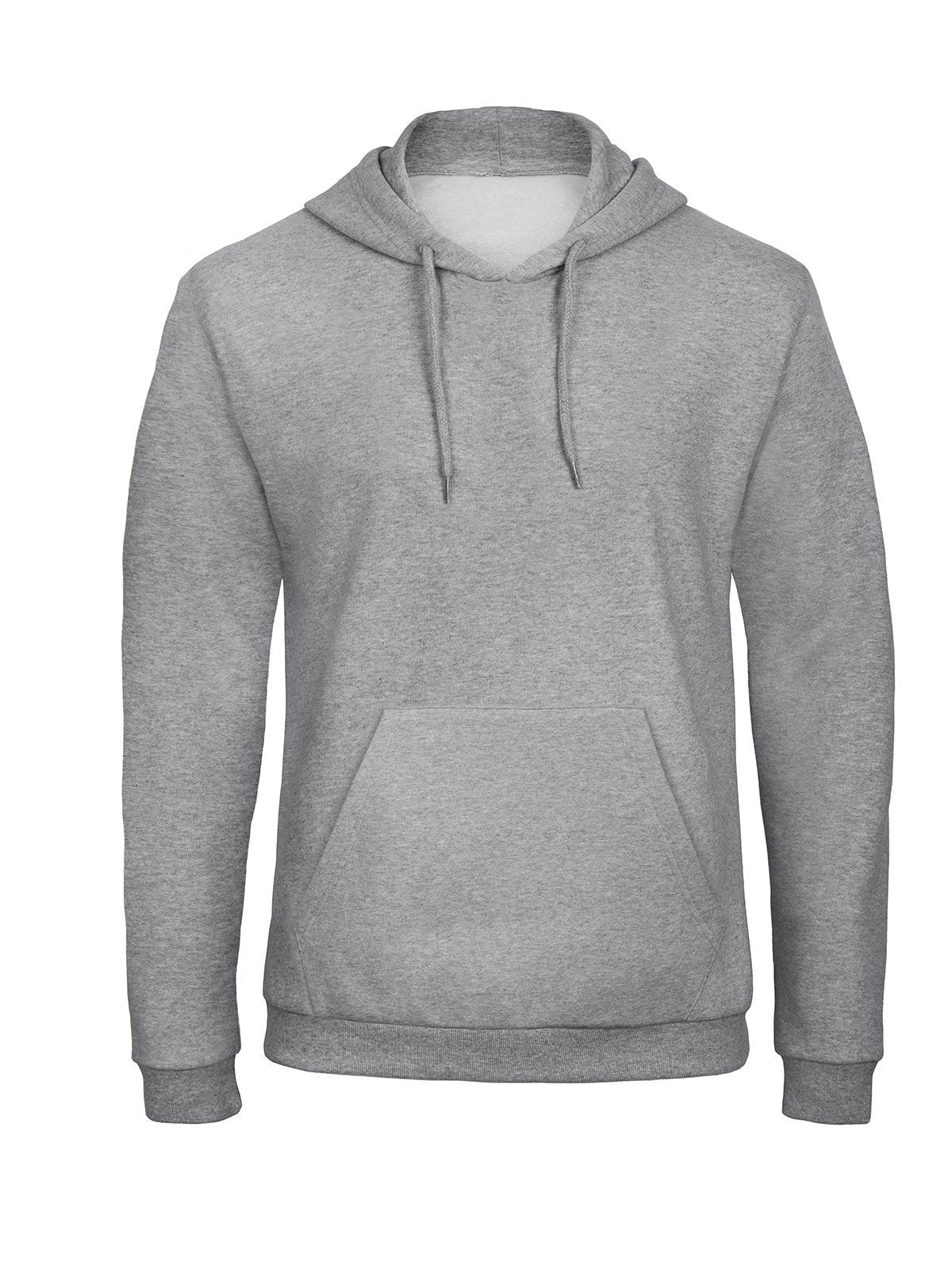 ID.203 50/50 Herren Sweatshirt / Hoodie – B&C – Farbe heather grey – individuell veredelbar