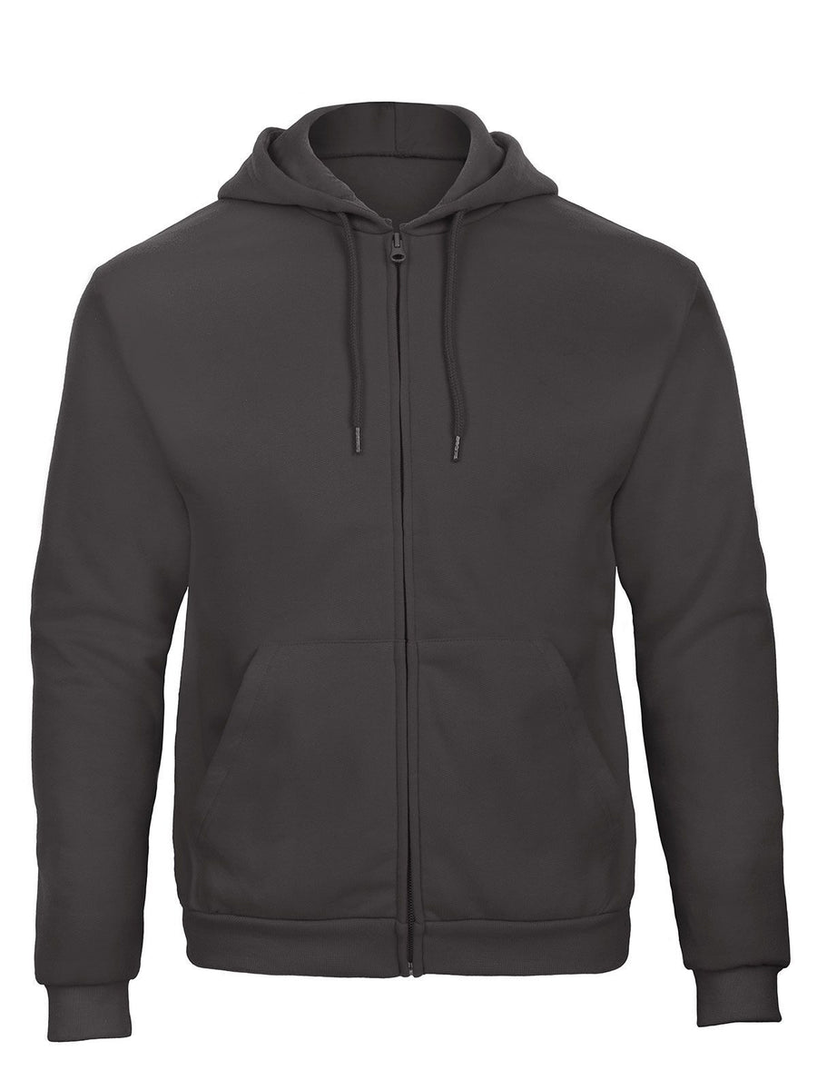 ID.205 50/50 Felpa da uomo con cappuccio e cerniera intera – B&C