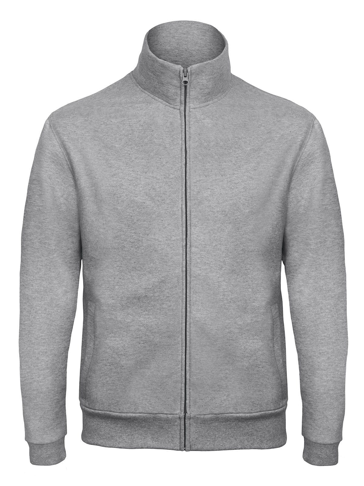 ID.206 50/50 Herren Sweatshirt / Hoodie – B&C – Farbe heather grey – individuell veredelbar