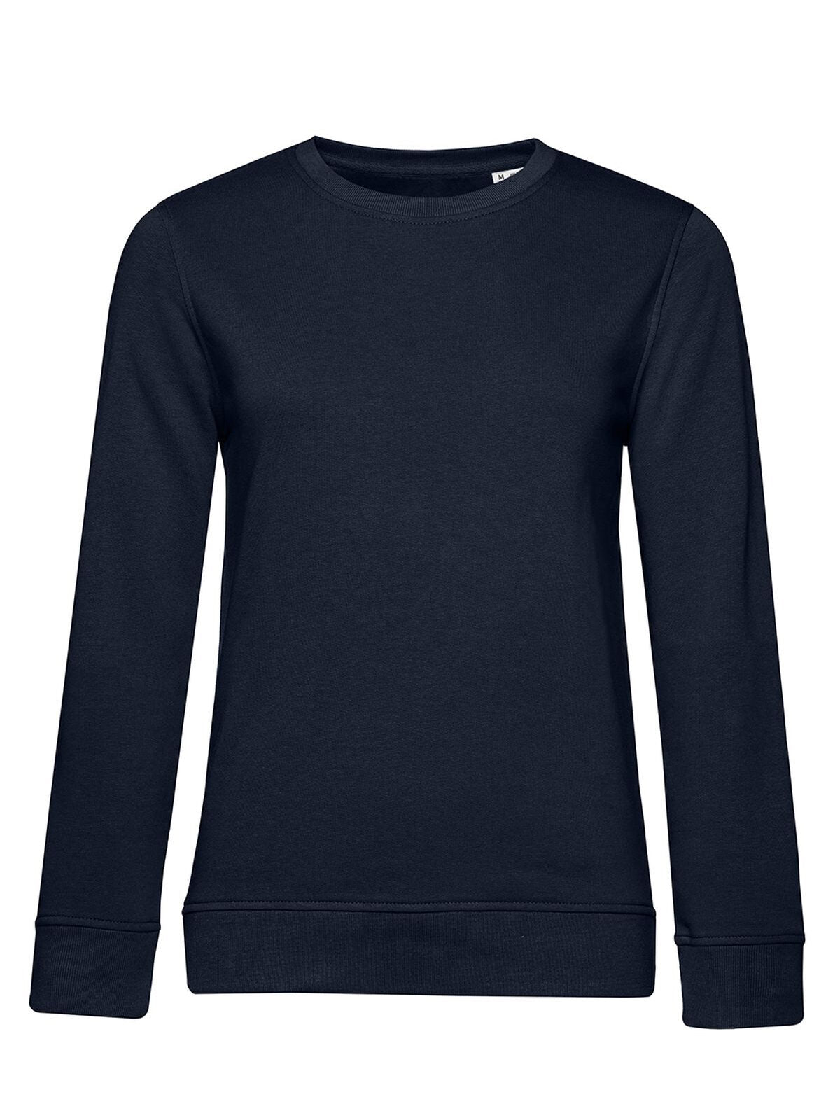 QUEEN Crew Neck Damen Sweatshirt / Hoodie – B&C – Farbe navy blue – individuell veredelbar