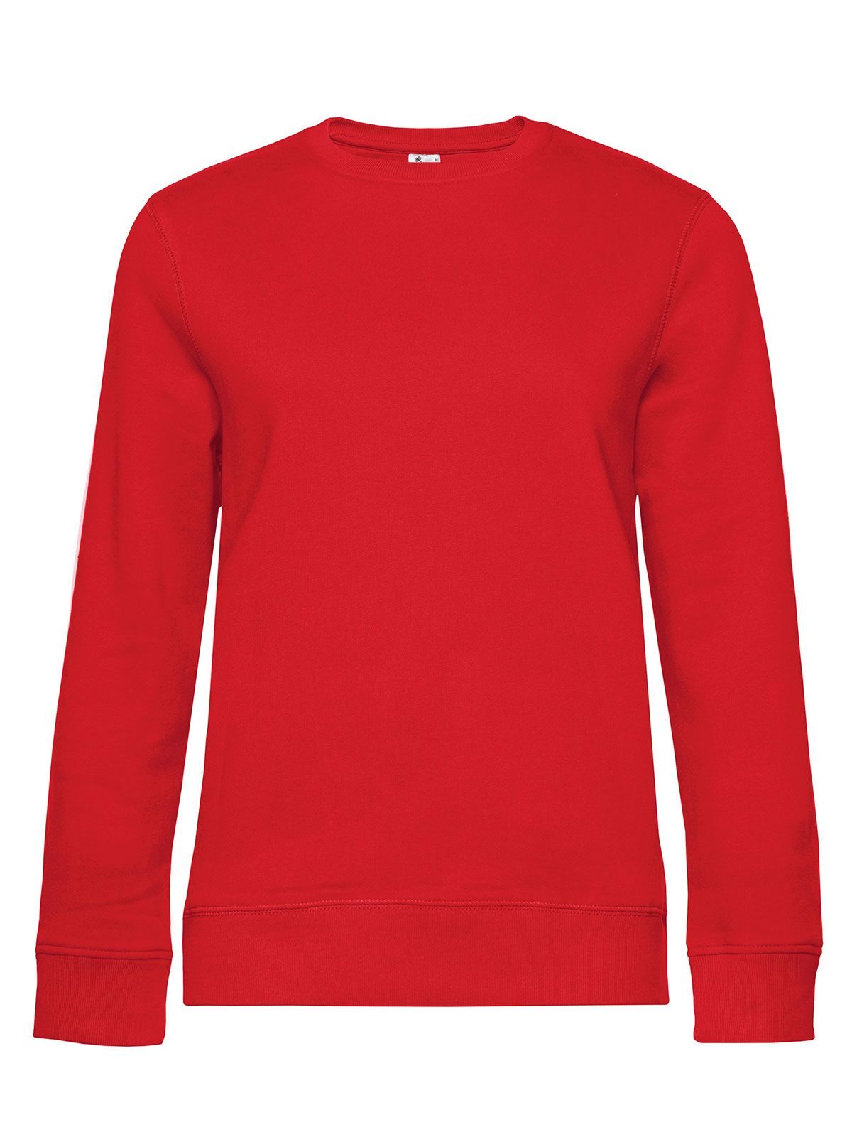 QUEEN Crew Neck Damen Sweatshirt / Hoodie – B&C – Farbe Rot – individuell veredelbar