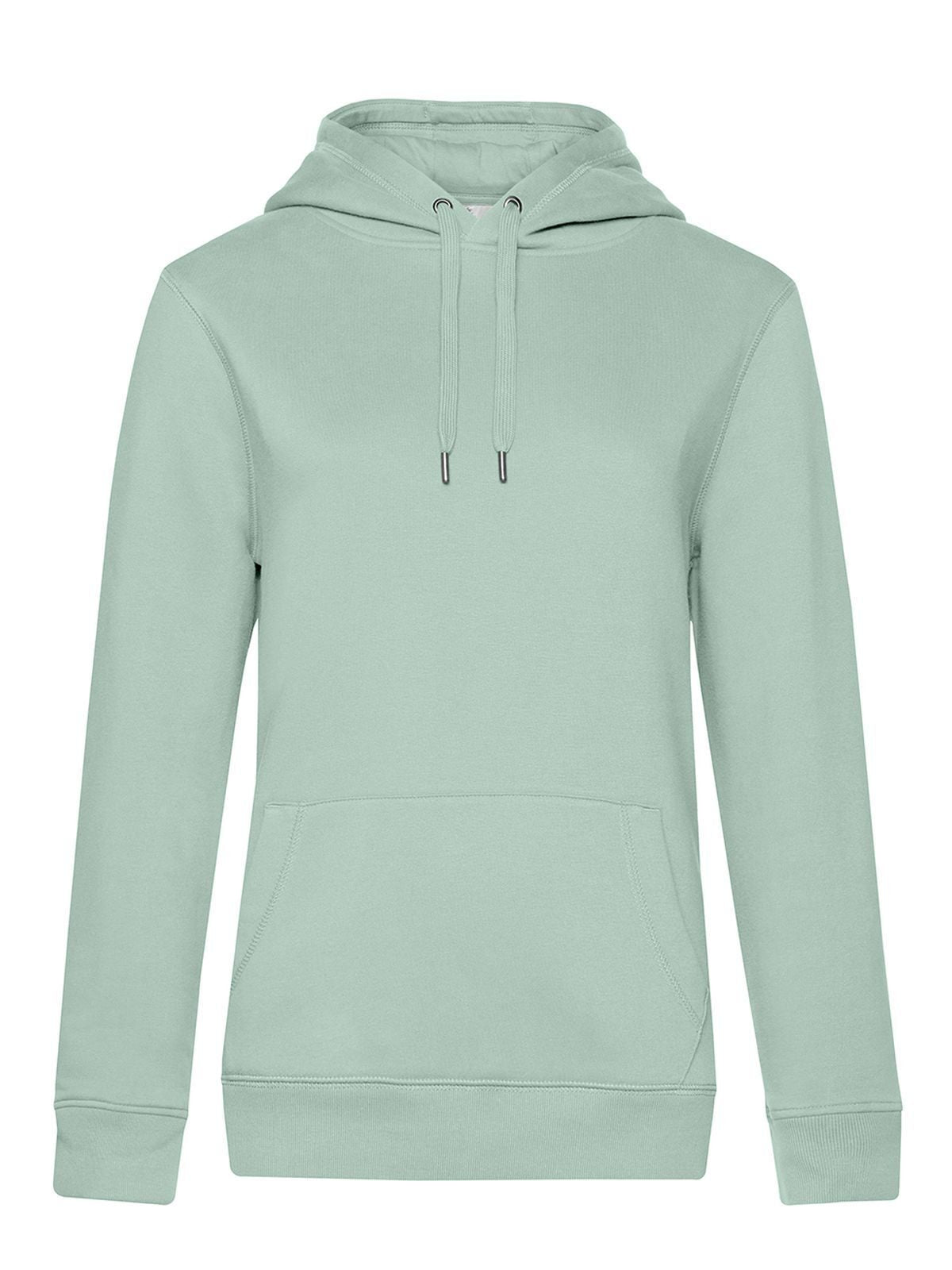 QUEEN Hooded Damen Sweatshirt / Hoodie – B&C – Farbe aqua green – individuell veredelbar