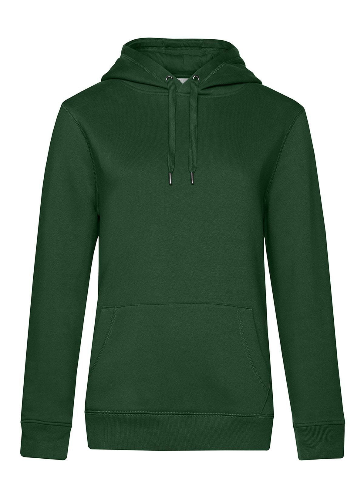 QUEEN Hooded Damen Sweatshirt / Hoodie – B&C – Farbe bottle green – individuell veredelbar