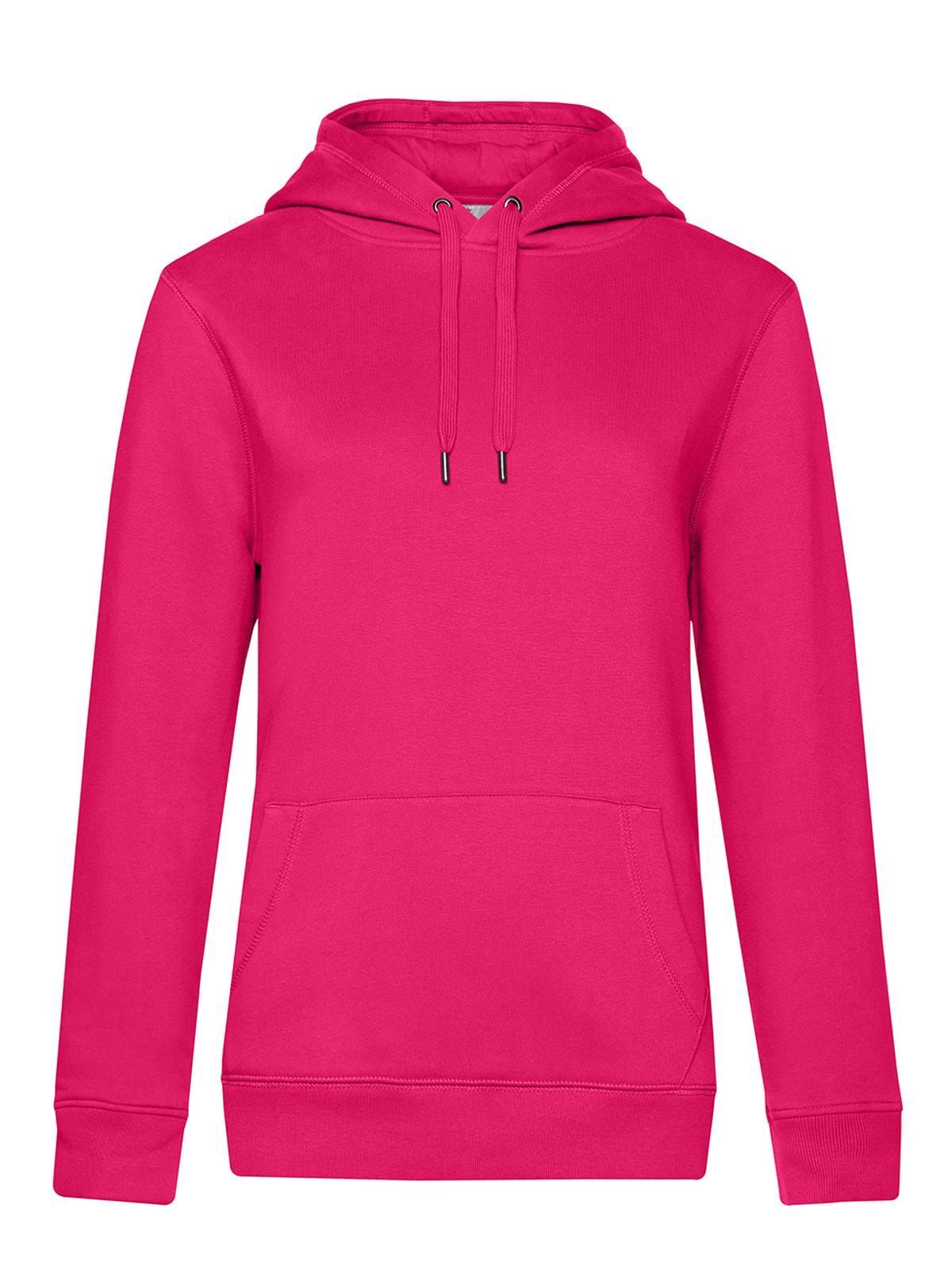 QUEEN Hooded Damen Sweatshirt / Hoodie – B&C – Farbe magenta pink – individuell veredelbar