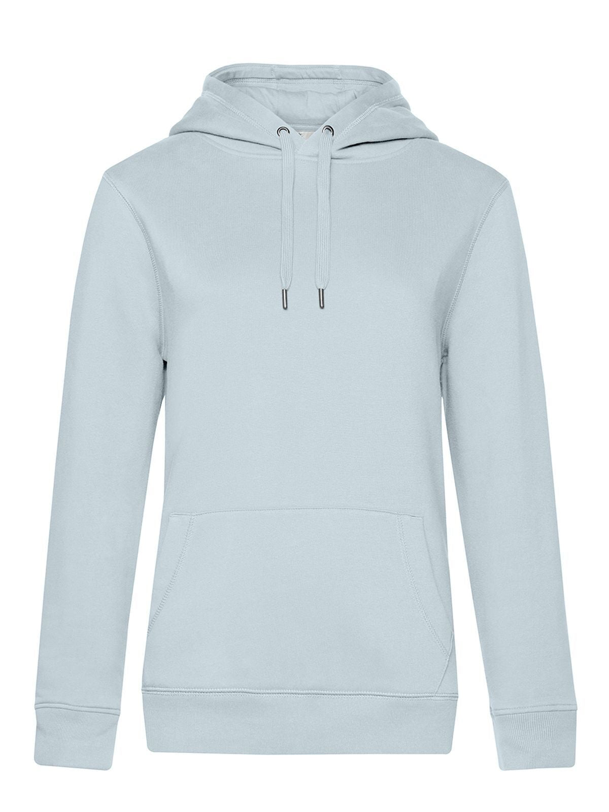 QUEEN Hooded Damen Sweatshirt / Hoodie – B&C – Farbe pure sky – individuell veredelbar