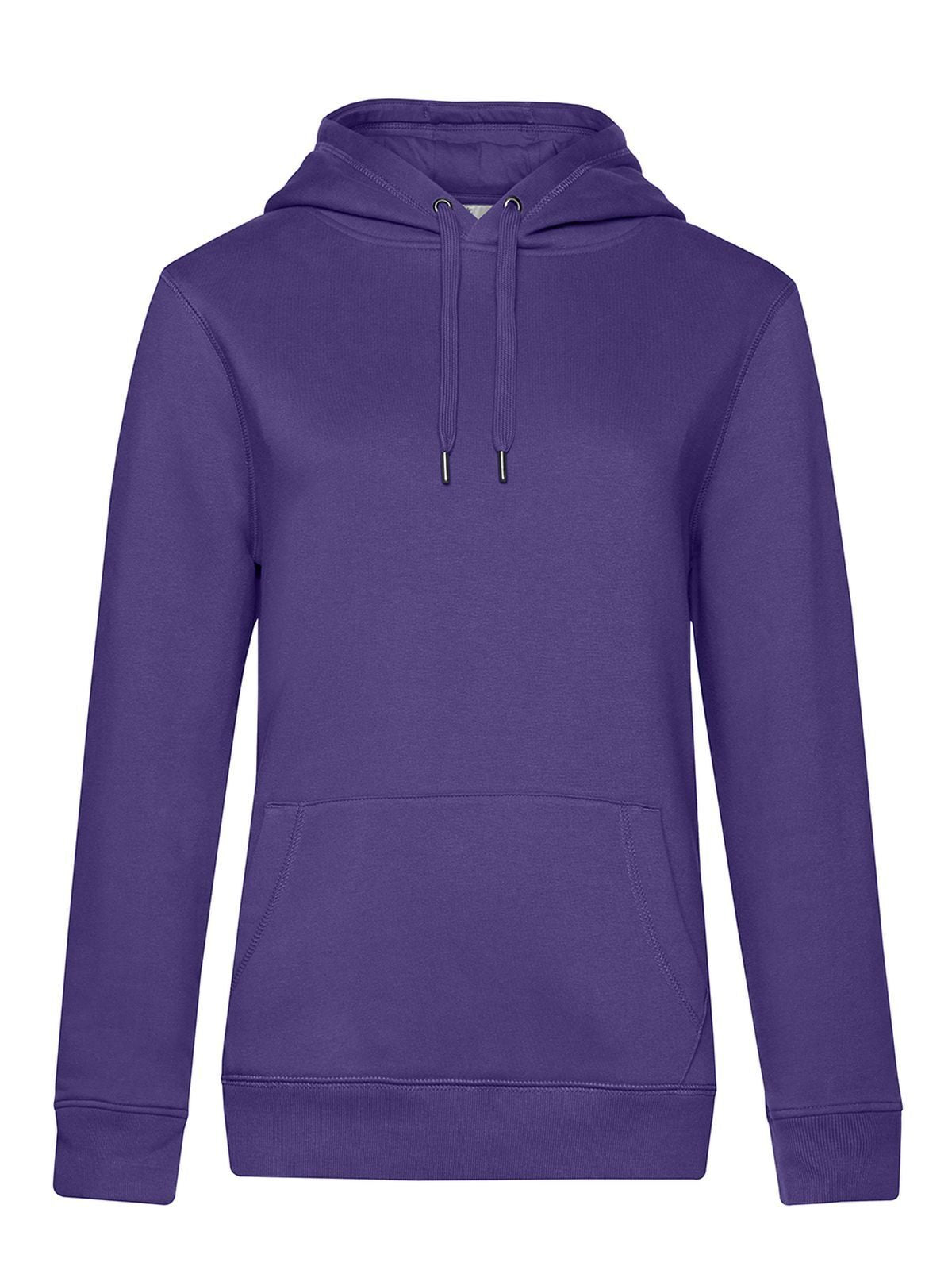 QUEEN Hooded Damen Sweatshirt / Hoodie – B&C – Farbe radiant purple – individuell veredelbar