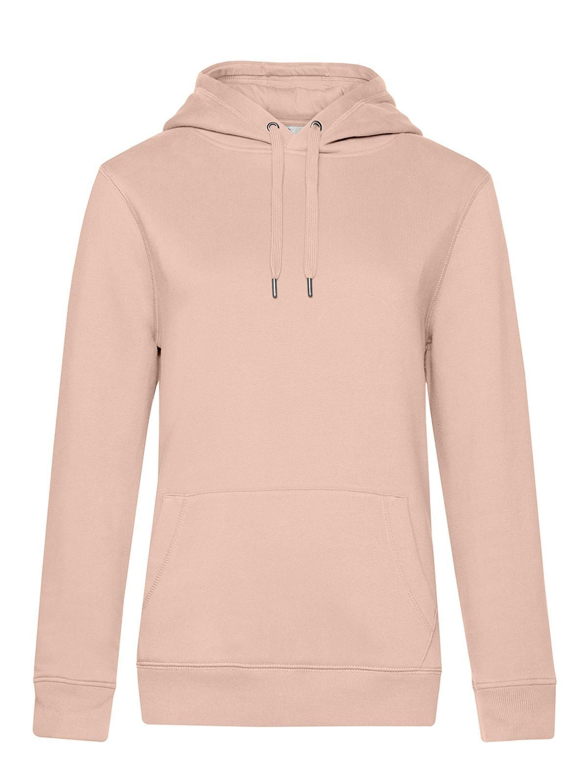 QUEEN Hooded Damen Sweatshirt / Hoodie – B&C – Farbe soft rose – individuell veredelbar