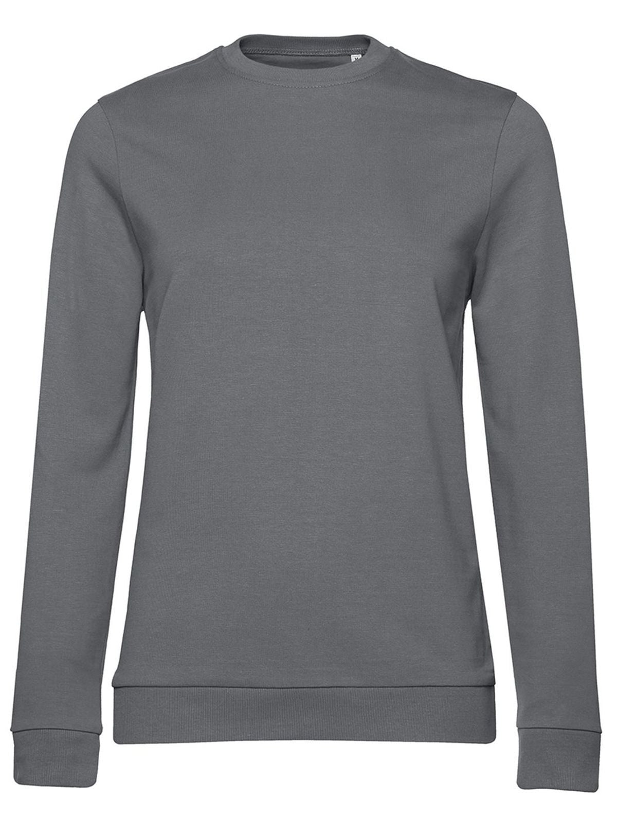 In Damen Sweatshirt / Hoodie – B&C – Farbe elephant grey – individuell veredelbar