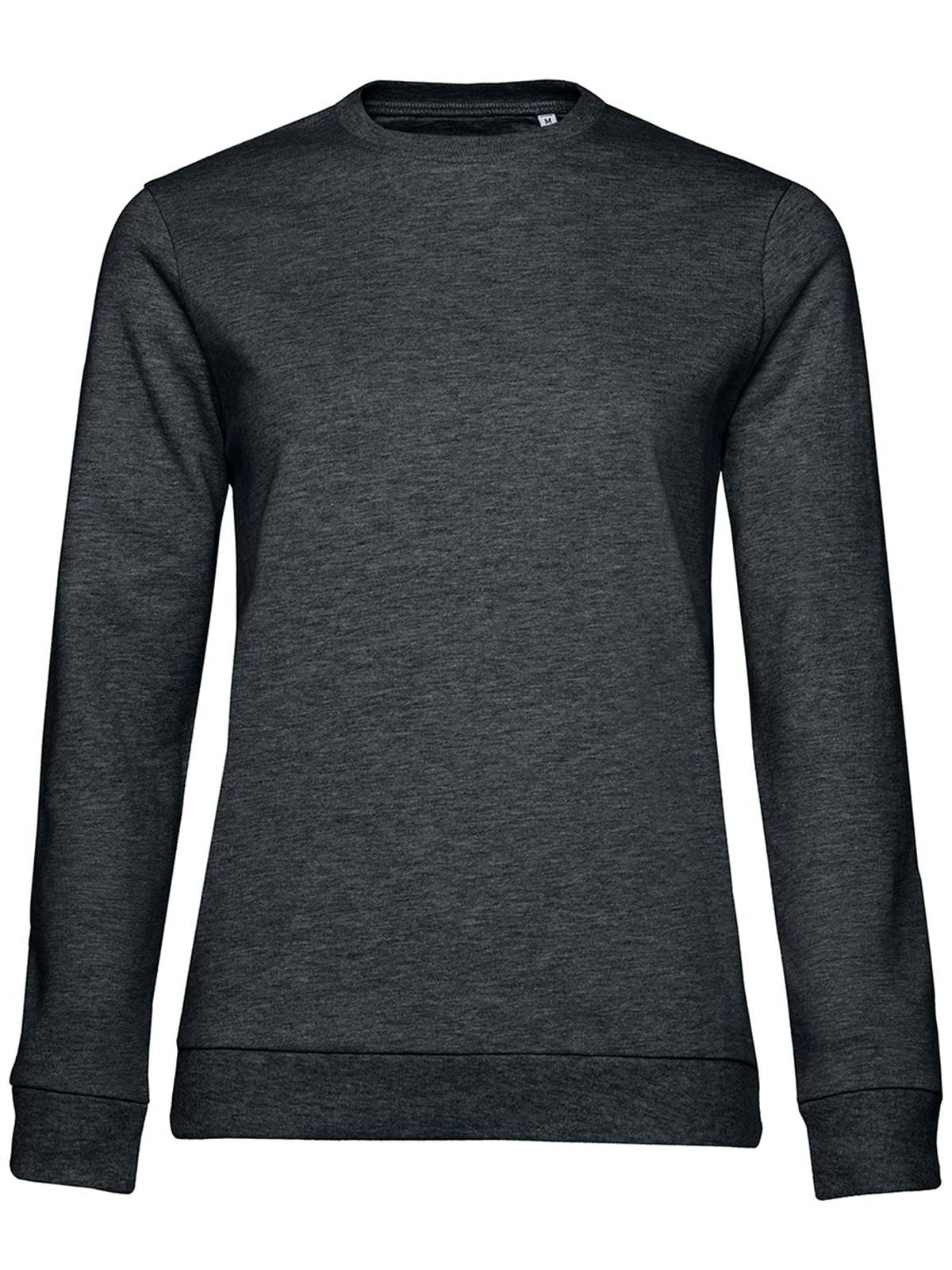 In Damen Sweatshirt / Hoodie – B&C – Farbe heather asphalt – individuell veredelbar