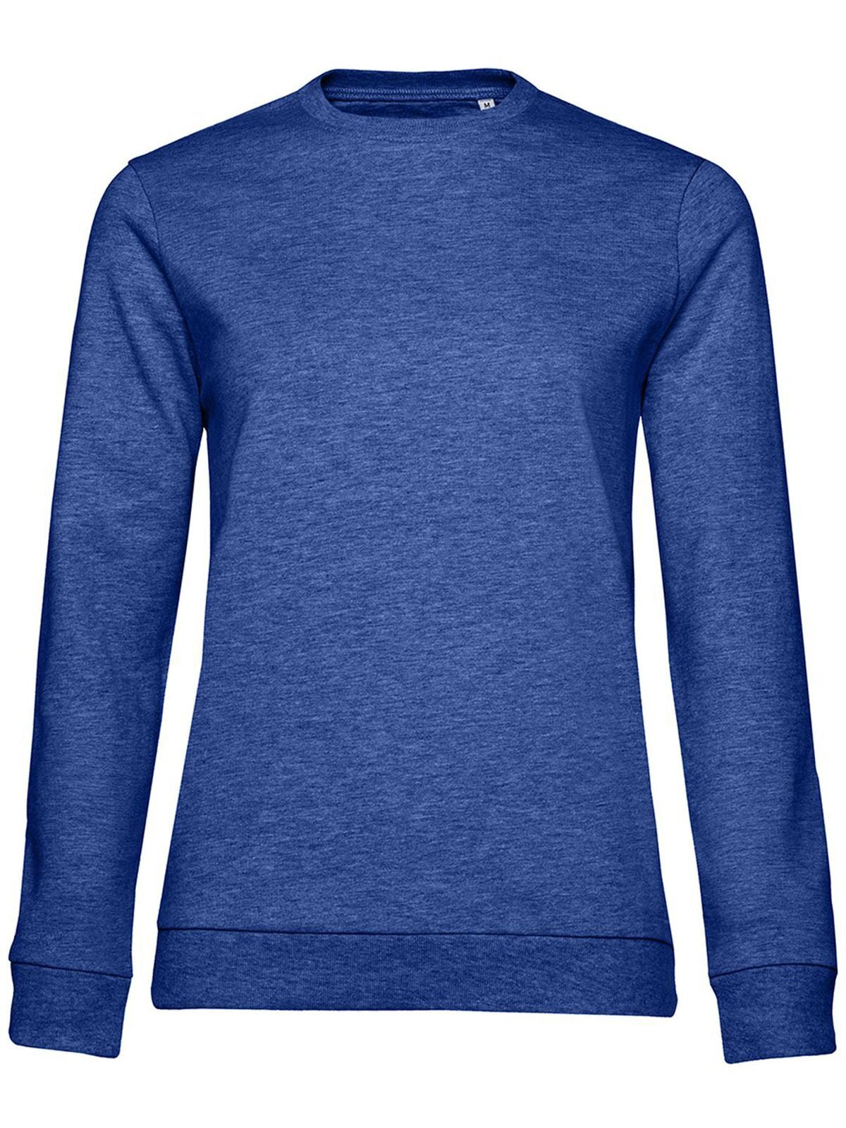 In Damen Sweatshirt / Hoodie – B&C – Farbe heather royal blue – individuell veredelbar