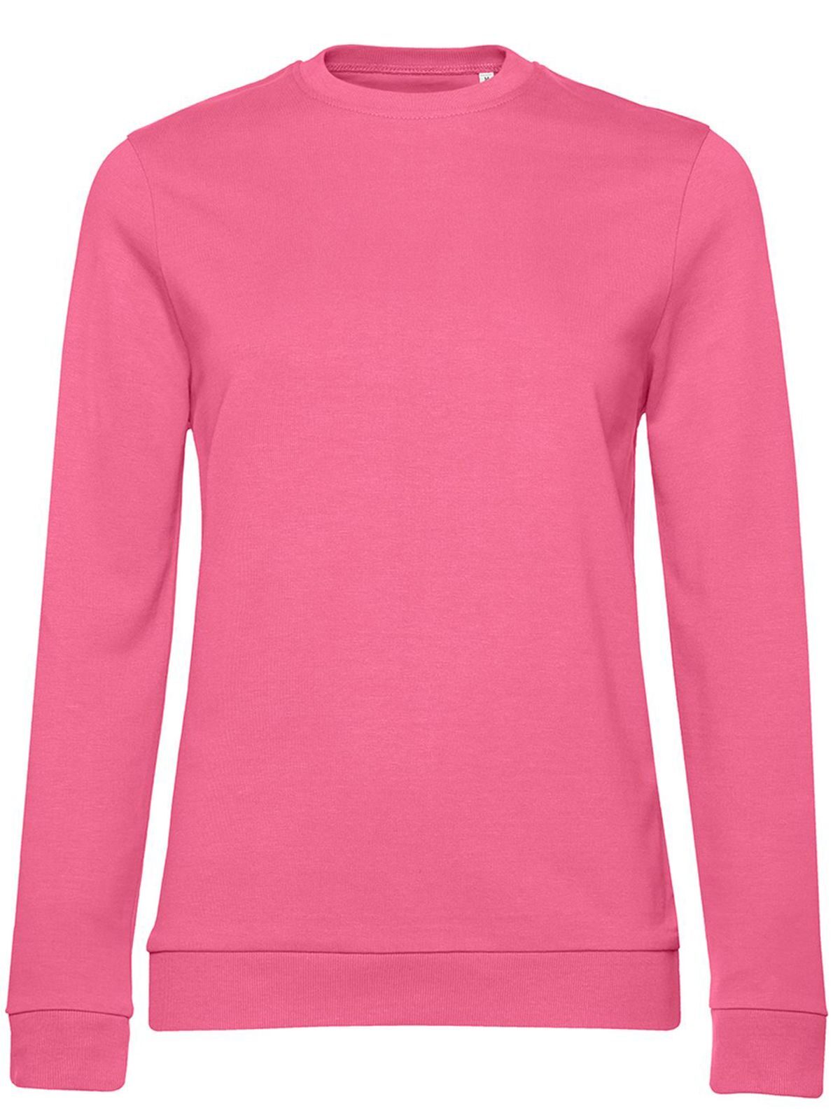 In Damen Sweatshirt / Hoodie – B&C – Farbe pink fizz – individuell veredelbar