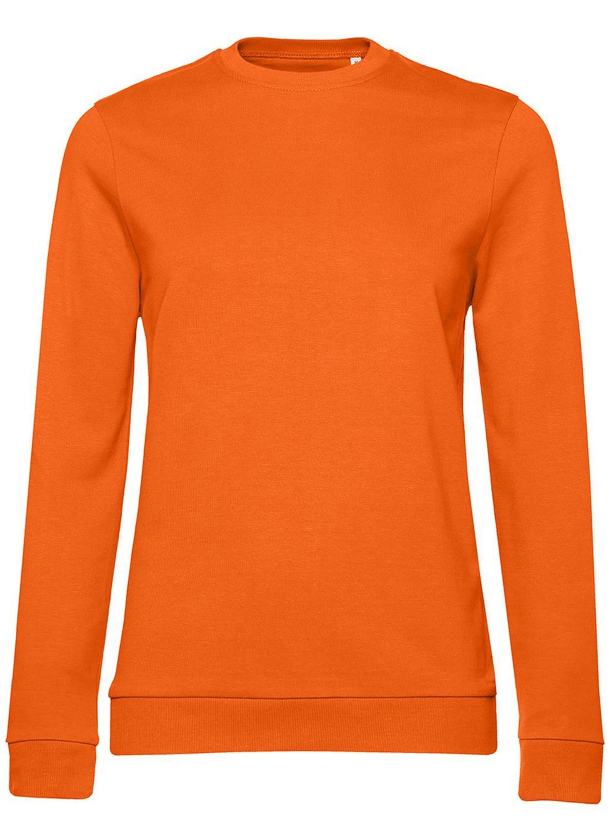 In Damen Sweatshirt / Hoodie – B&C – Farbe pure orange – individuell veredelbar