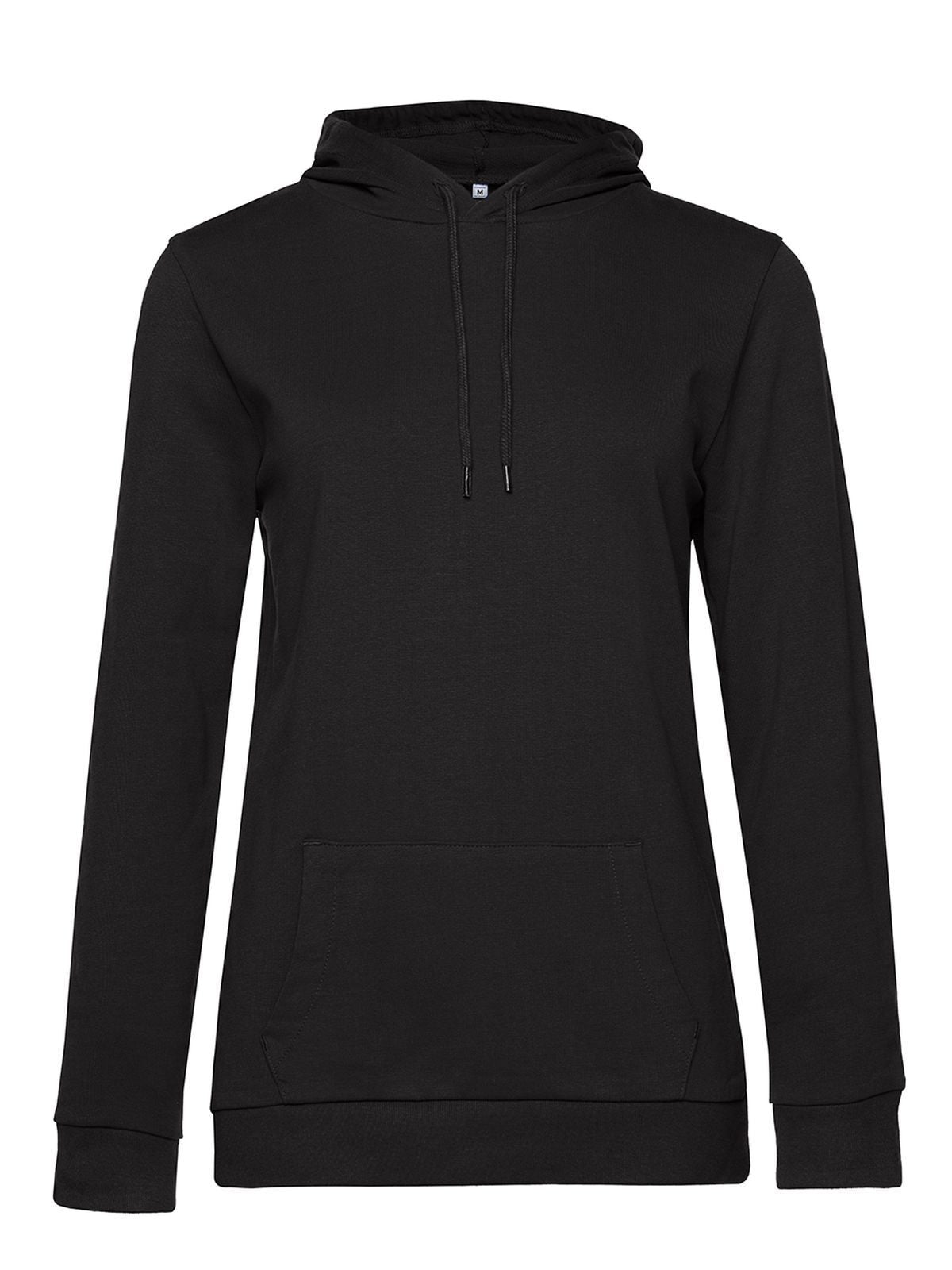 Damen Sweatshirt / Hoodie – B&C – Farbe black pure – individuell veredelbar