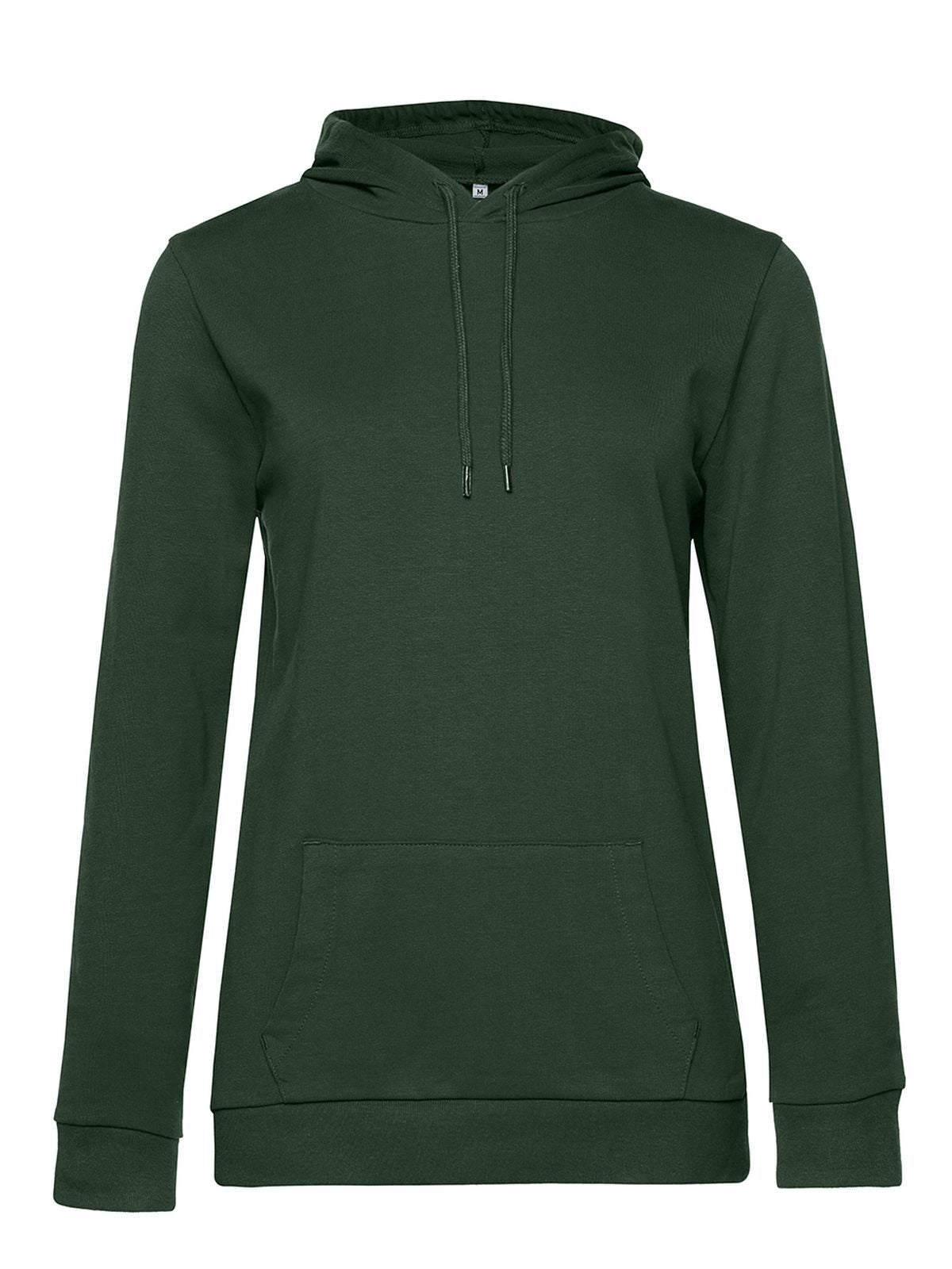 Damen Sweatshirt / Hoodie – B&C – Farbe Waldgrün – individuell veredelbar
