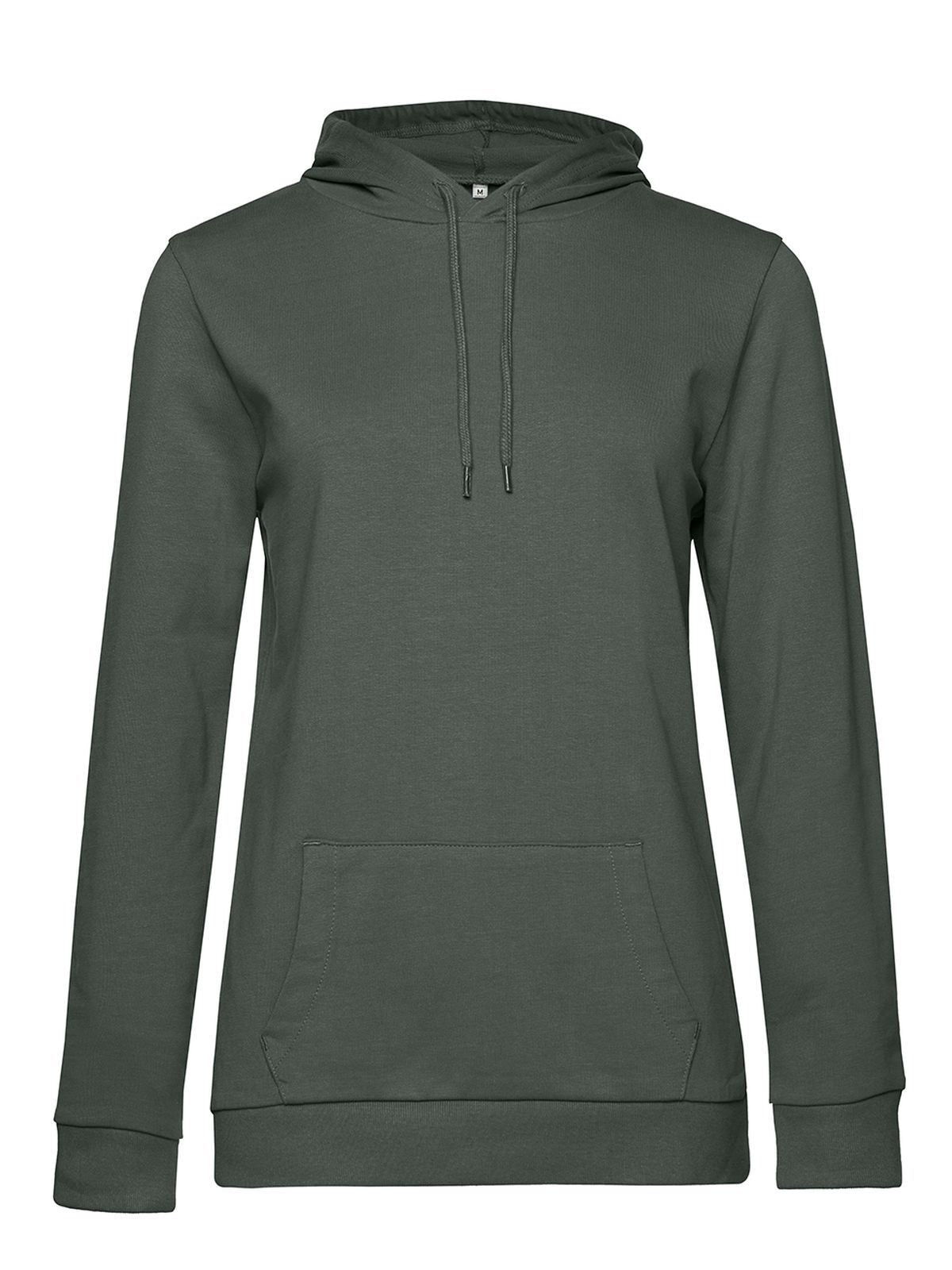 Damen Sweatshirt / Hoodie – B&C – Farbe millennial khaki – individuell veredelbar