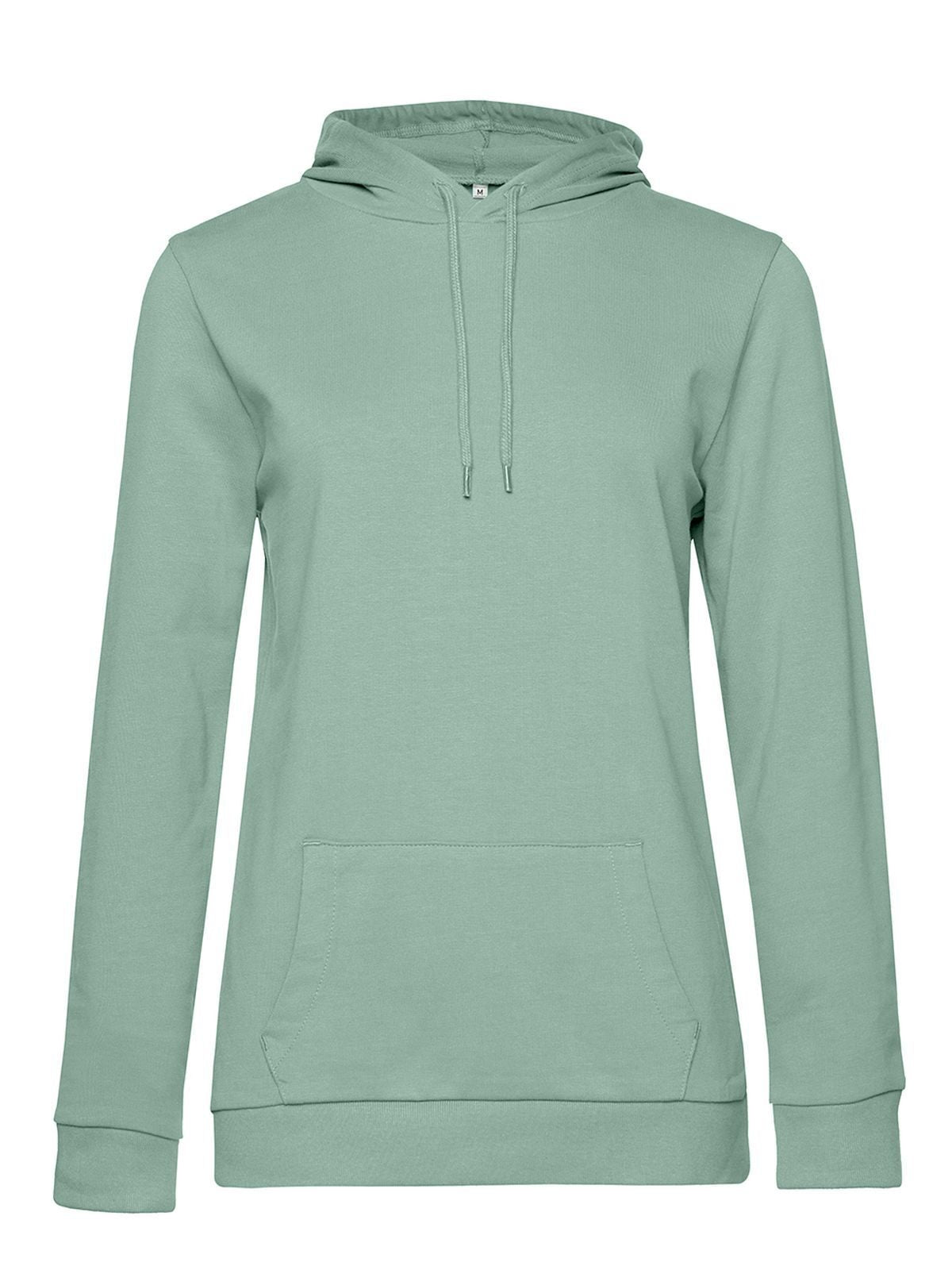 Damen Sweatshirt / Hoodie – B&C – Farbe sage – individuell veredelbar