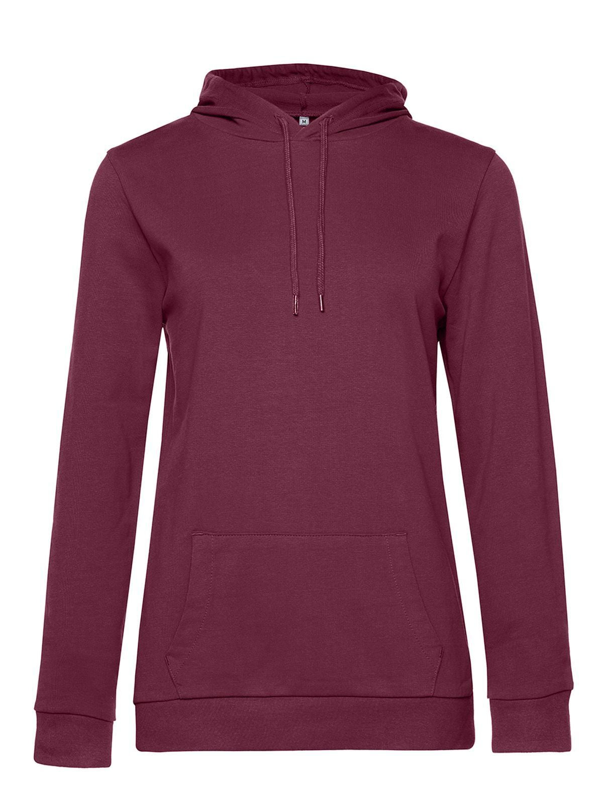 Damen Sweatshirt / Hoodie – B&C – Farbe Bordeaux – individuell veredelbar