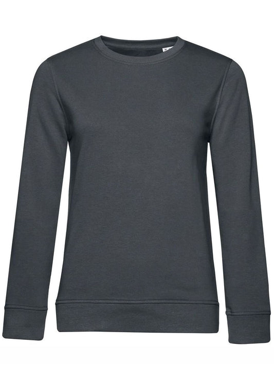 Inspire Crew Neck Damen Sweatshirt / Hoodie – B&C – Farbe asphalt – individuell veredelbar