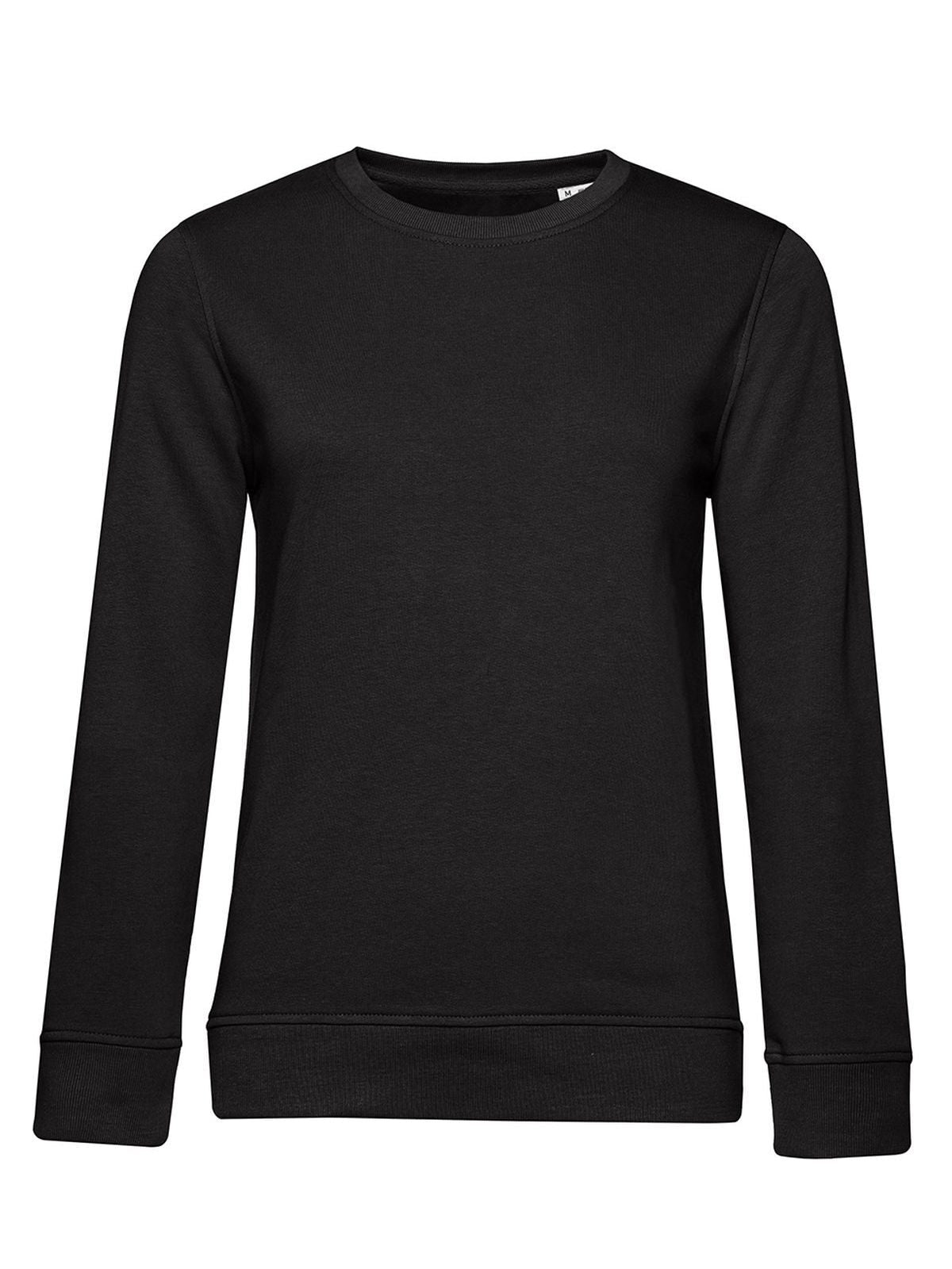 Inspire Crew Neck Damen Sweatshirt / Hoodie – B&C – Farbe black pure – individuell veredelbar
