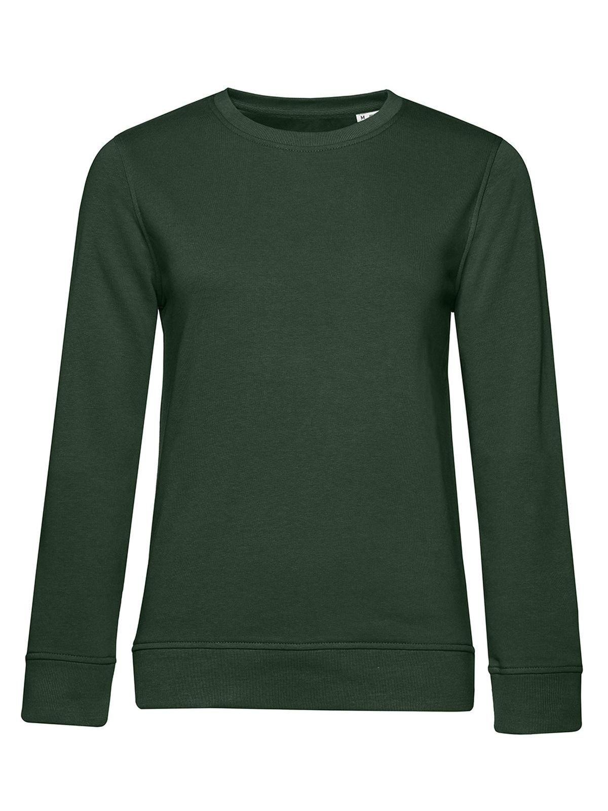 Inspire Crew Neck Damen Sweatshirt / Hoodie – B&C – Farbe Waldgrün – individuell veredelbar