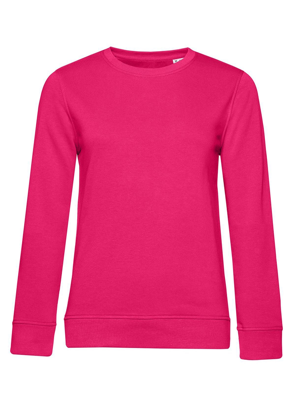 Inspire Crew Neck Damen Sweatshirt / Hoodie – B&C – Farbe magenta pink – individuell veredelbar