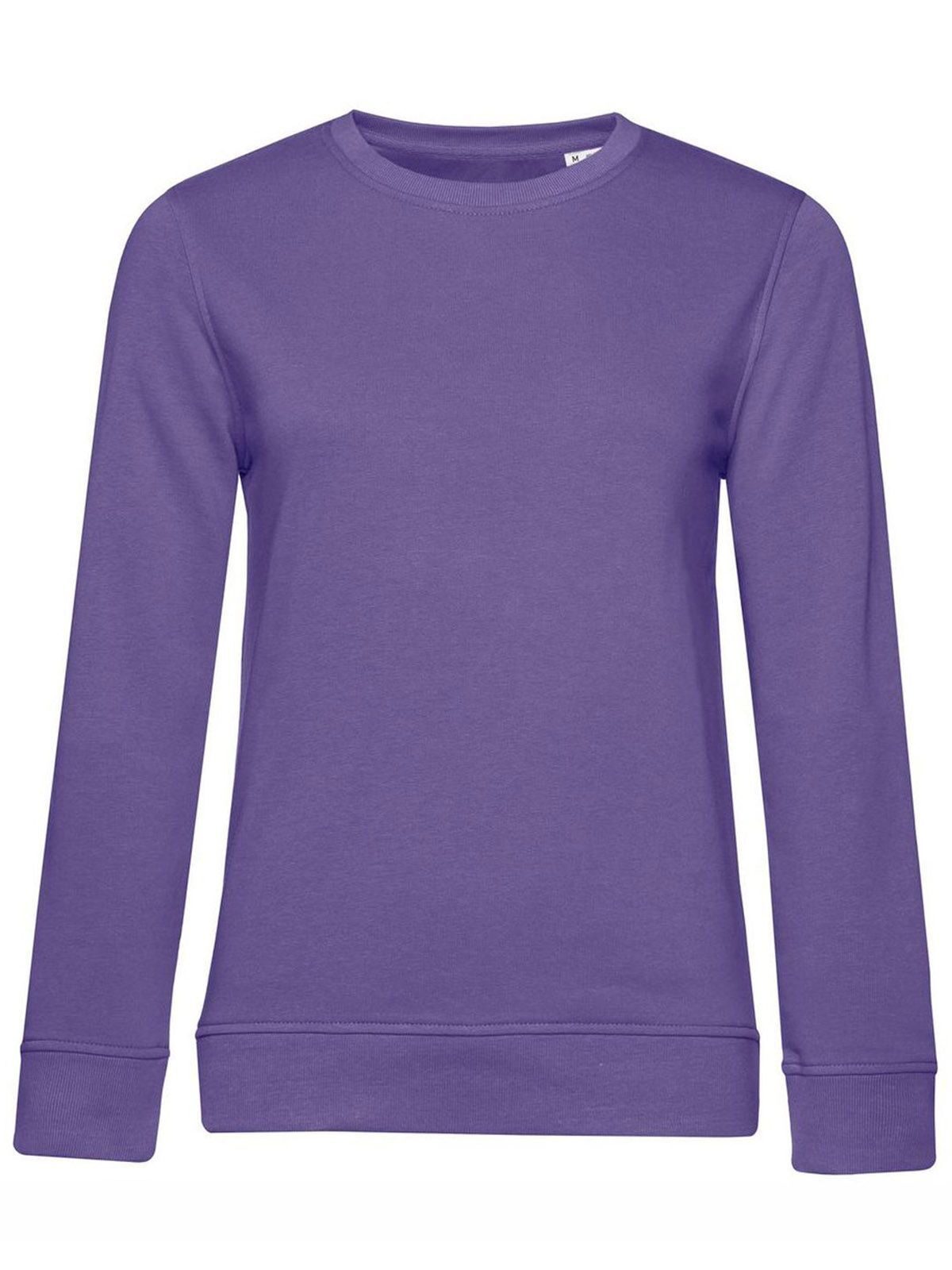 Inspire Crew Neck Damen Sweatshirt / Hoodie – B&C – Farbe radiant purple – individuell veredelbar