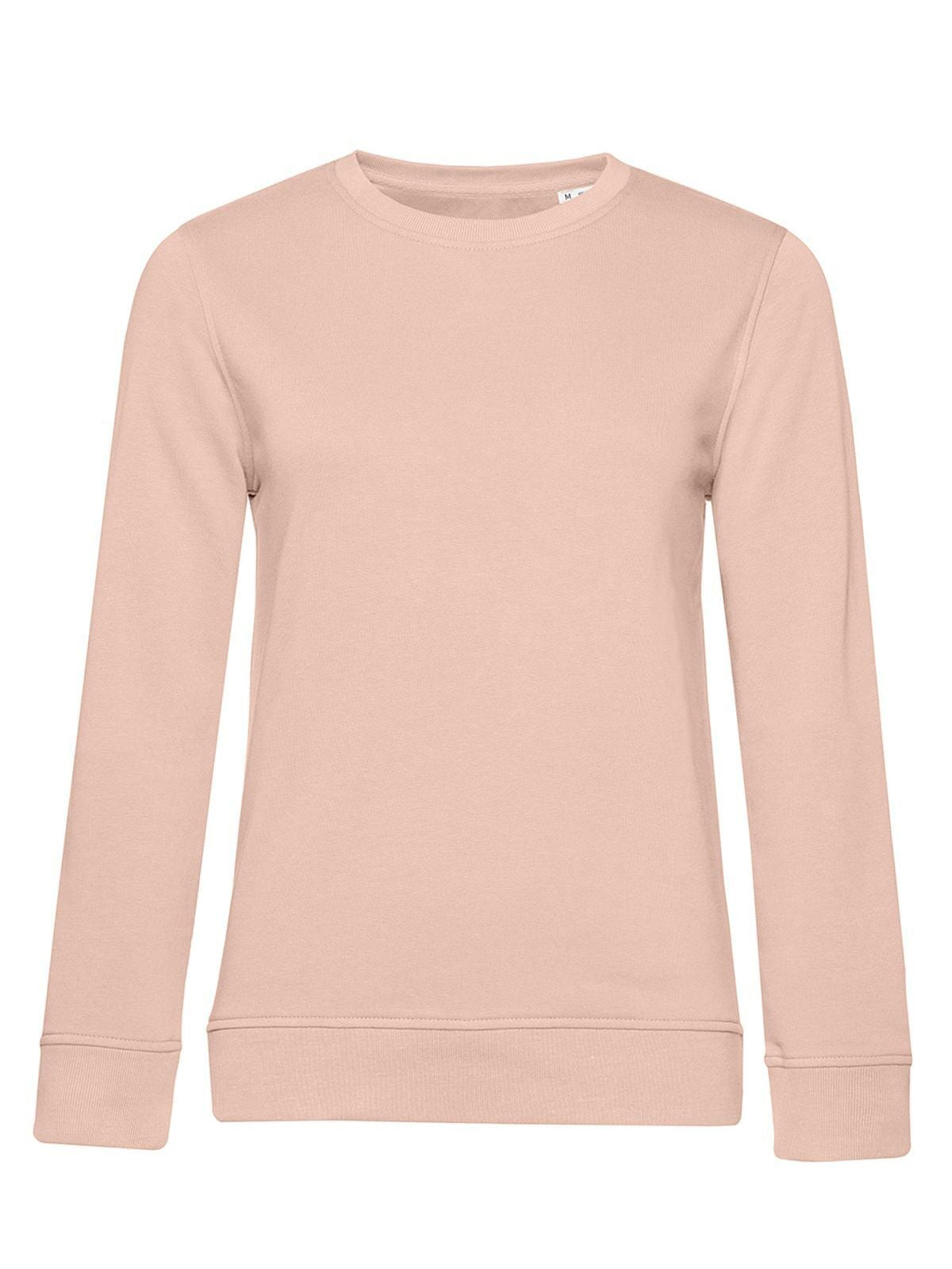 Inspire Crew Neck Damen Sweatshirt / Hoodie – B&C – Farbe soft rose – individuell veredelbar