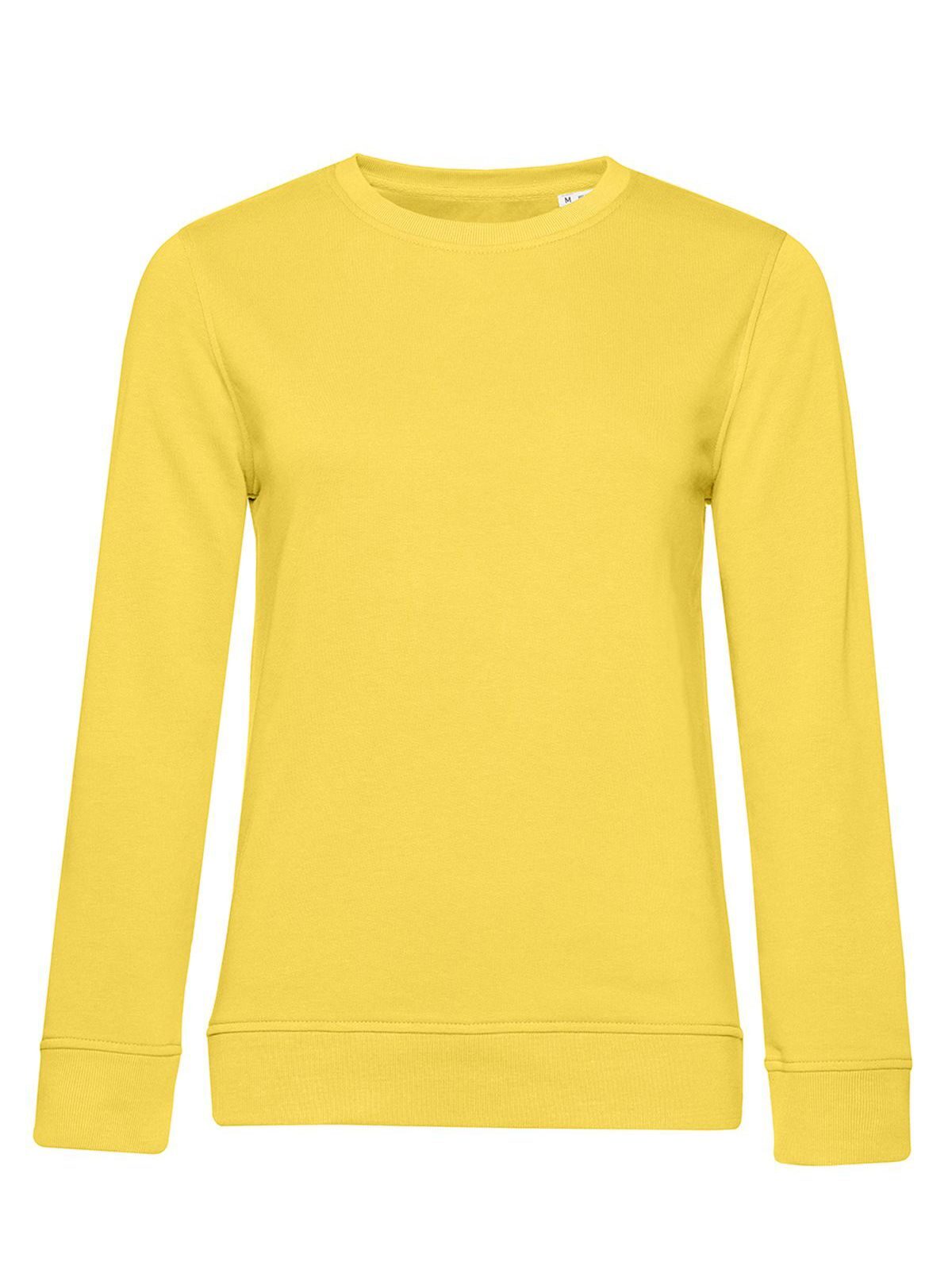 Inspire Crew Neck Damen Sweatshirt / Hoodie – B&C – Farbe yellow fizz – individuell veredelbar
