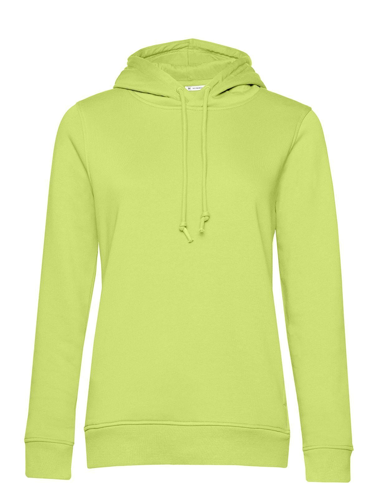Inspire Hooded Damen Sweatshirt / Hoodie – B&C – Farbe Lime – individuell veredelbar