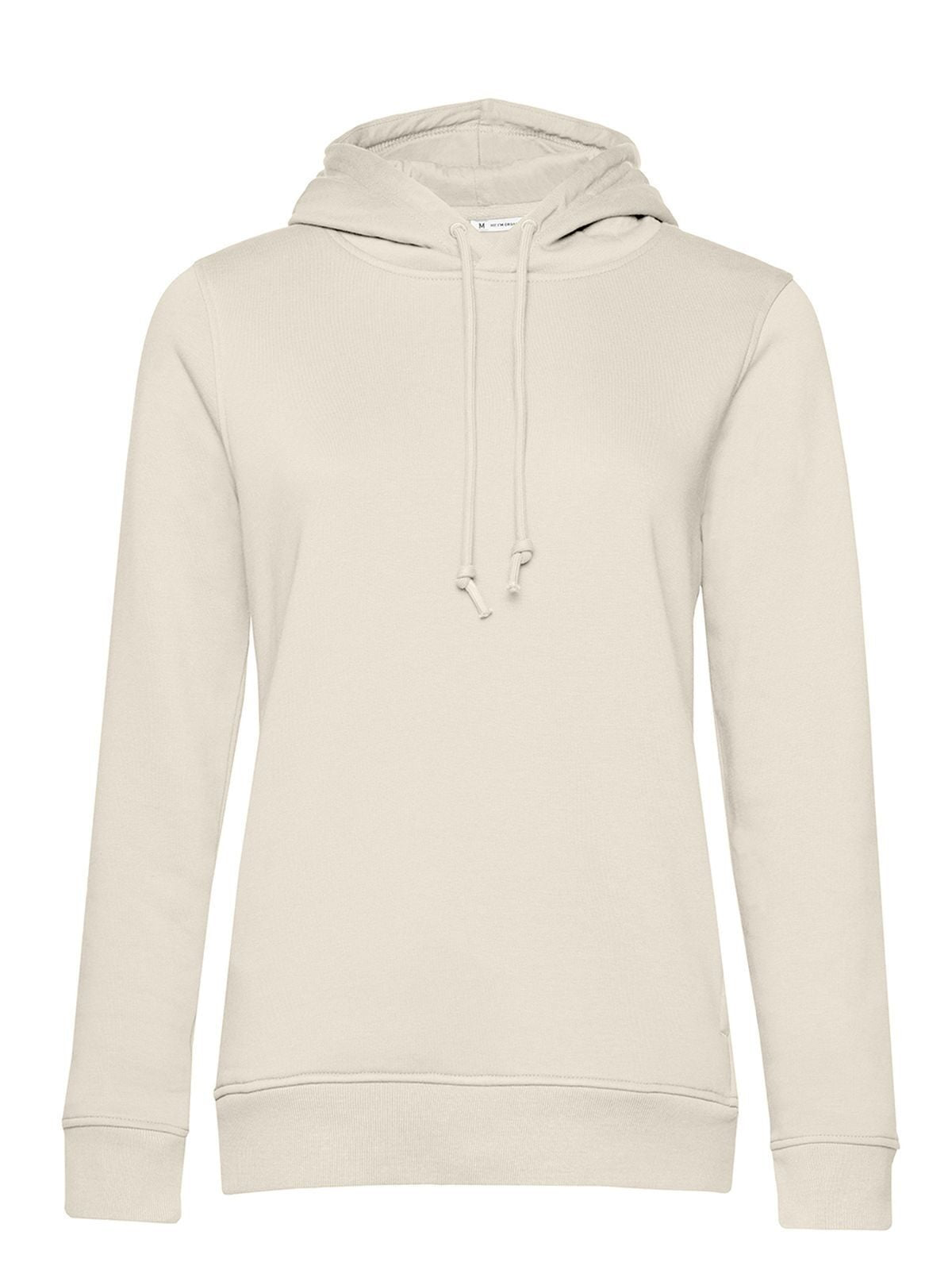 Inspire Hooded Damen Sweatshirt / Hoodie – B&C – Farbe Off White – individuell veredelbar