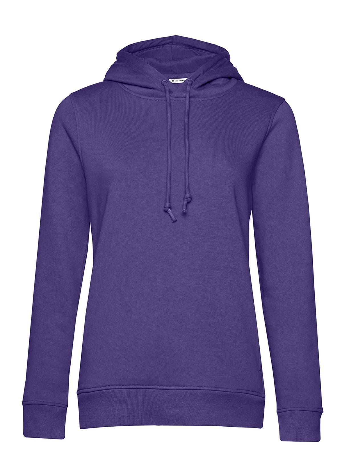 Inspire Hooded Damen Sweatshirt / Hoodie – B&C – Farbe radiant purple – individuell veredelbar