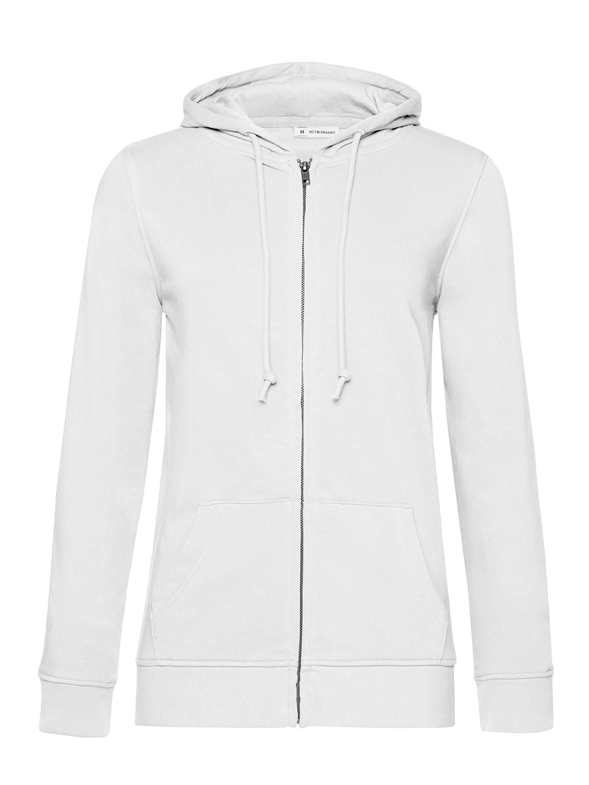Inspire Zipped Hood Damen Sweatshirt / Hoodie – B&C – Farbe Weiß – individuell veredelbar