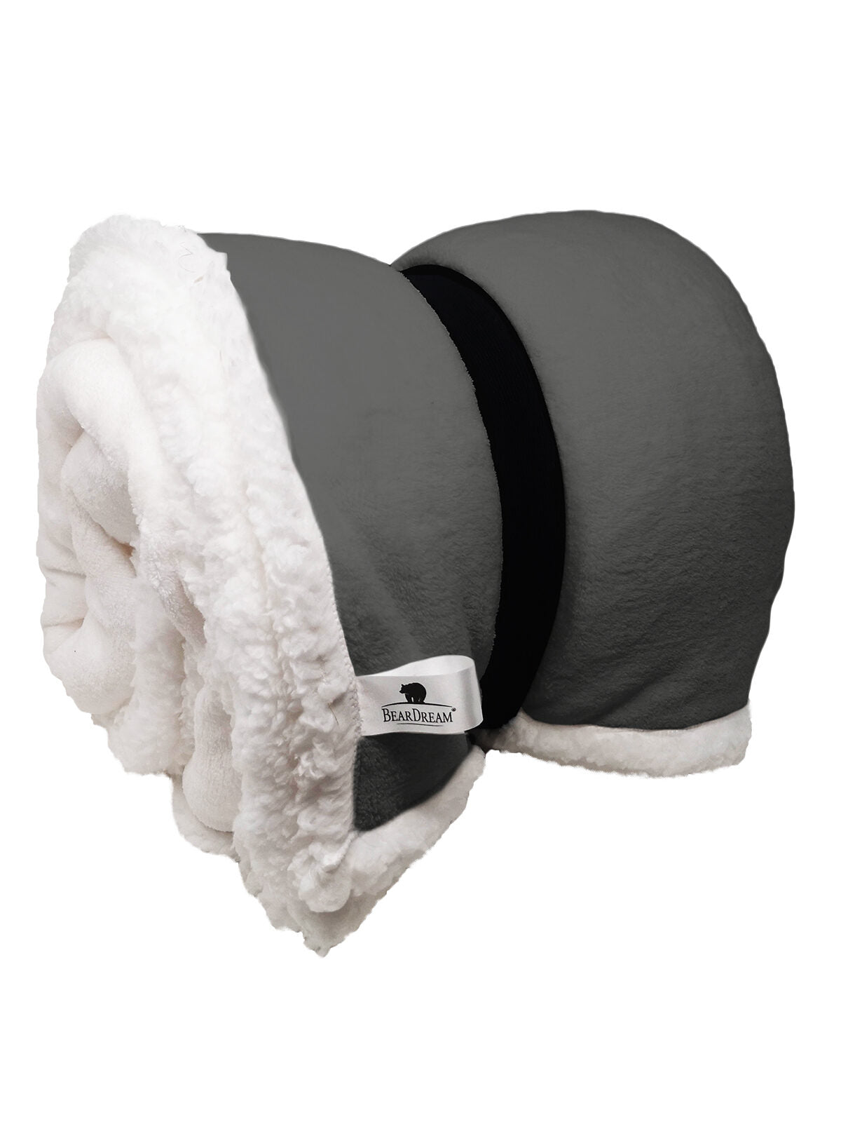 Sherpa Blanket 130x170 Herren Decke – Bear Dream – Farbe shale taupe – individuell veredelbar