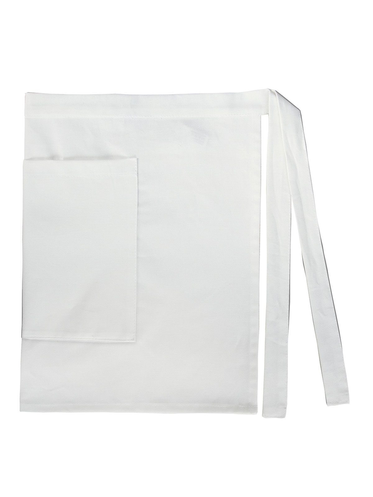 Waist Apron Lady w/pocket Canvas Damen Schürze / Kasack – Bear Dream – Farbe Weiß – individuell veredelbar