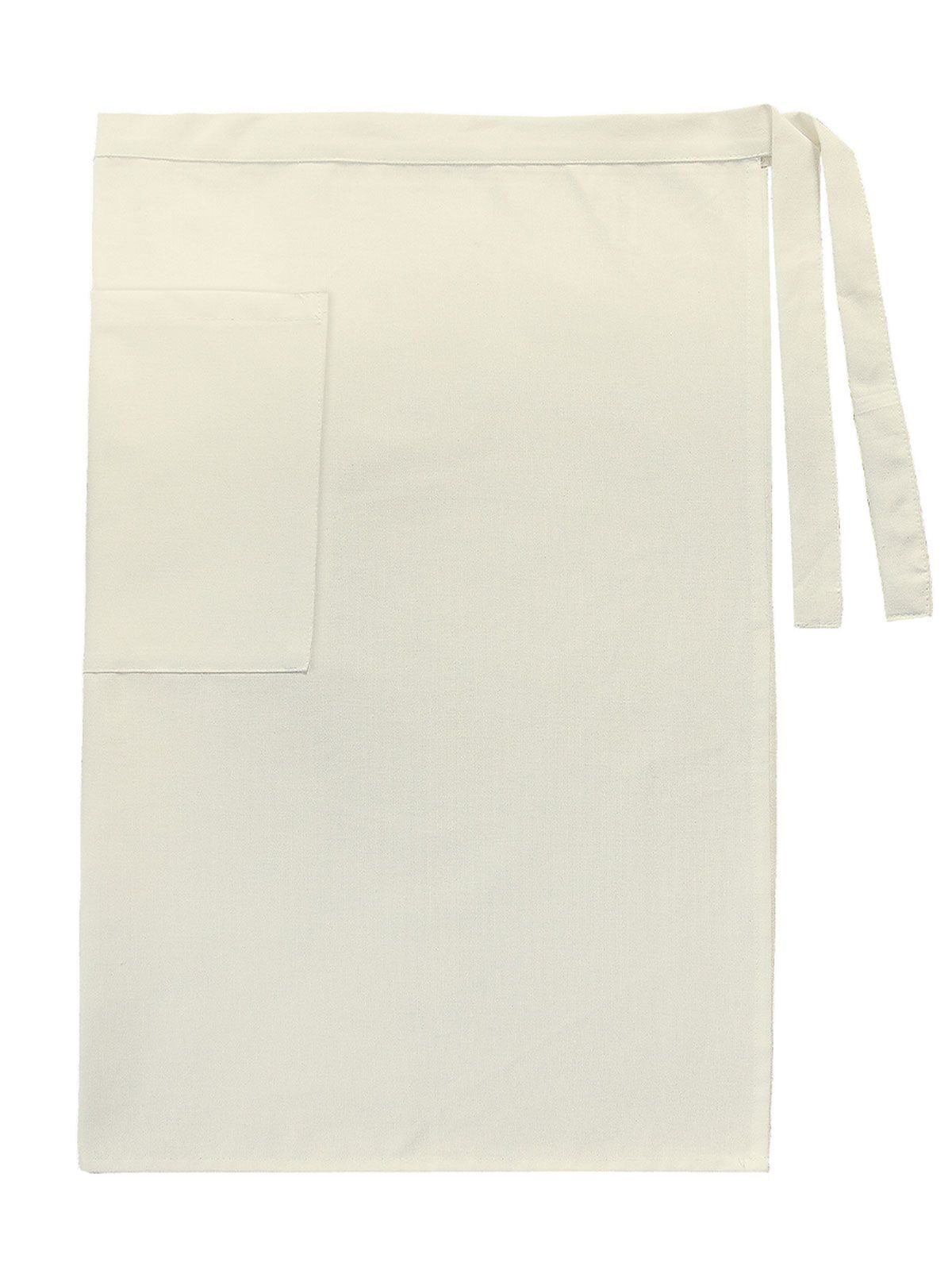 Waist Apron Man w/pocket Canvas Herren Schürze / Kasack – Bear Dream – Farbe ivory – individuell veredelbar