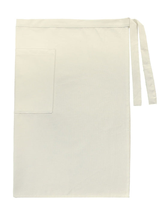 Waist Apron Man w/pocket Canvas Herren Schürze / Kasack – Bear Dream – Farbe ivory – individuell veredelbar